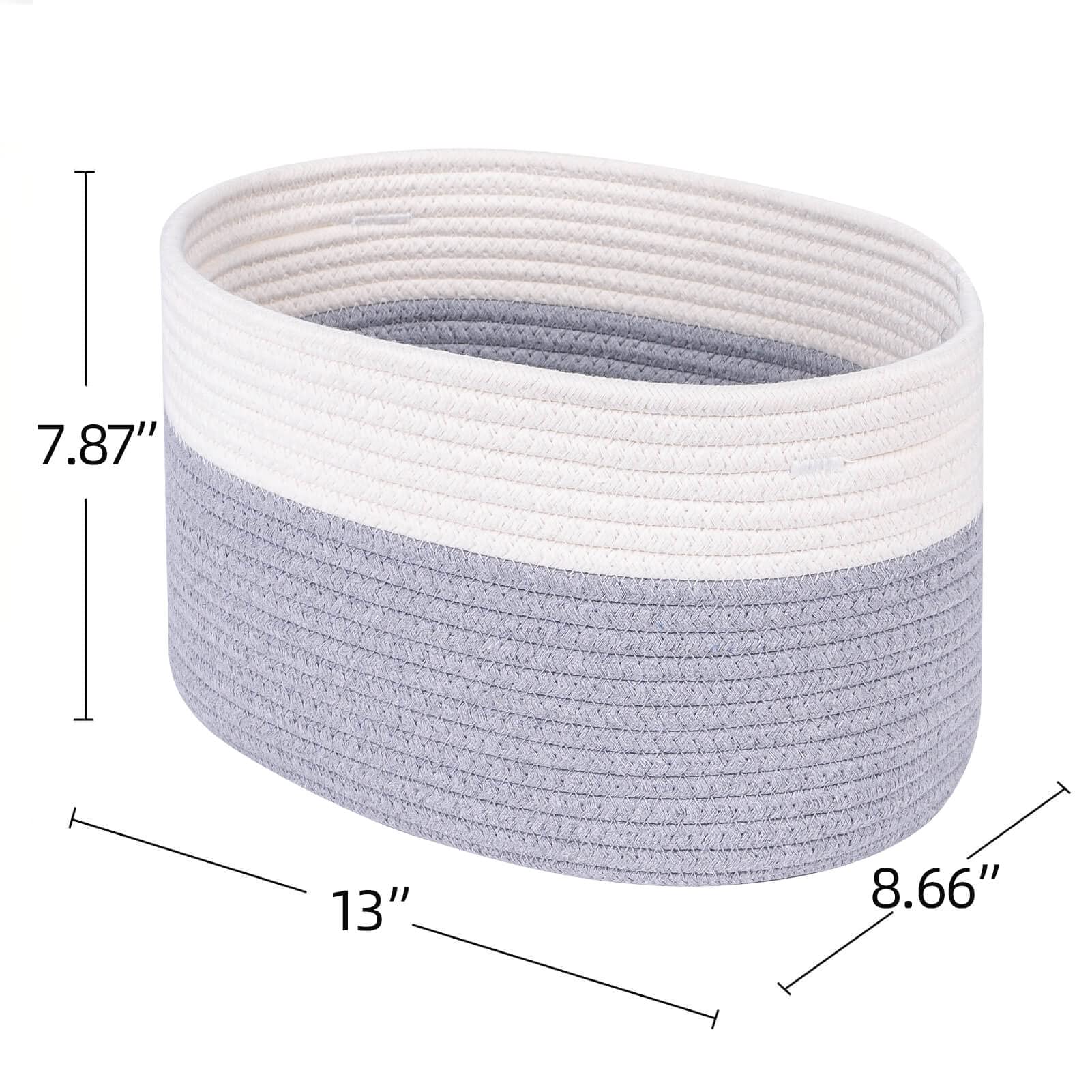 Cubesland Off Whitegrey Storage Baskets Bins For Shelvesorganizing,Woven Cube Storage Baskets Bins For Storage, Organizing Baske