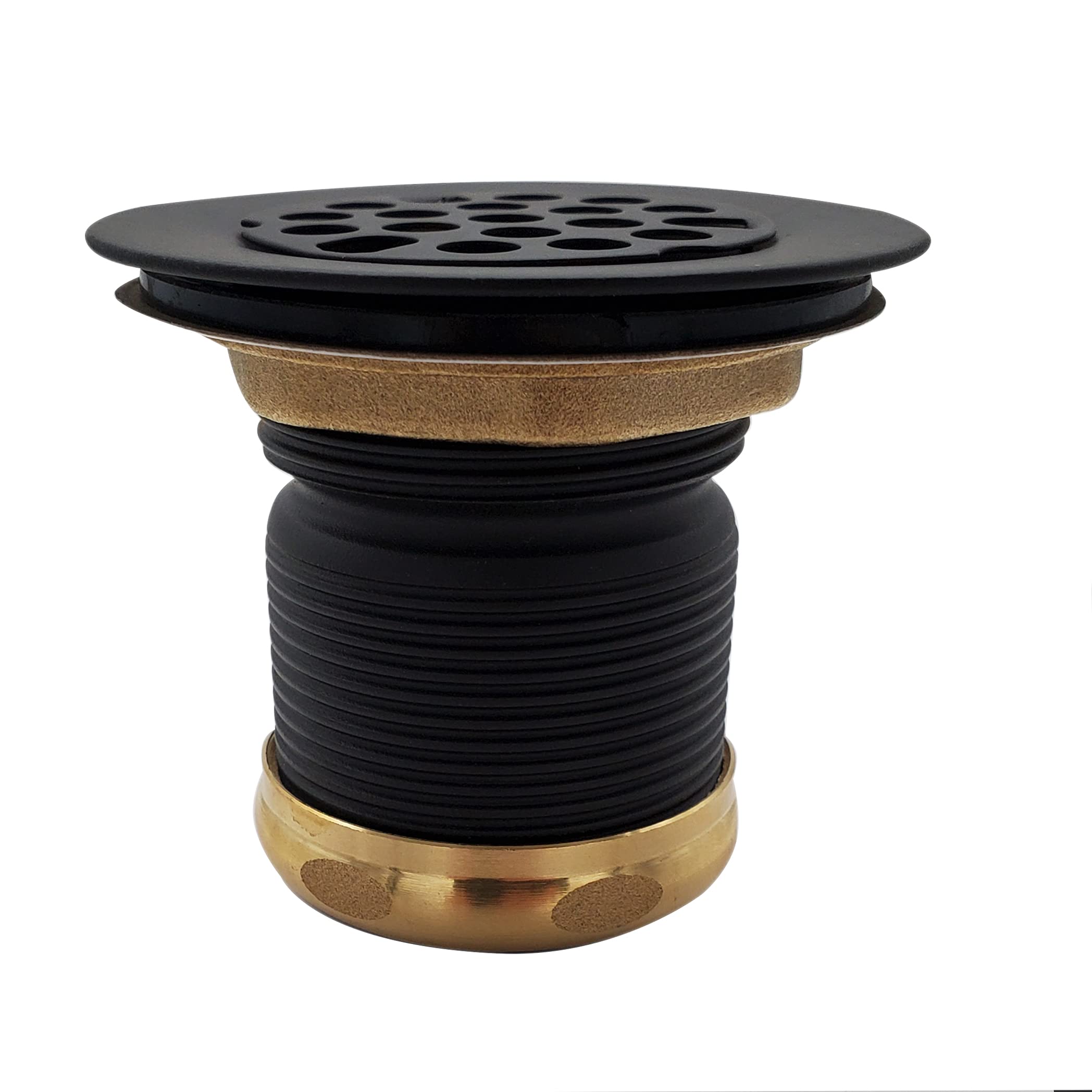 Westbrass Grid Basket Style Bar Sink Strainer, Matte Black, D2181-62