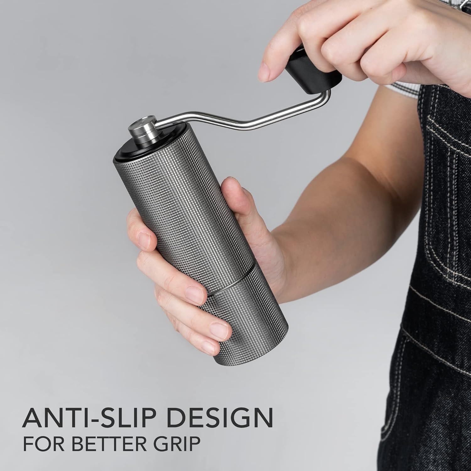 TIMEMORE Chestnut C2 Manual Coffee Grinder Capacity 25g with CNC Stainless Steel Conical Burr - Internal Adjustable Setting Double Bearing Positioning French Press Coffee for Hand Grinder Gift