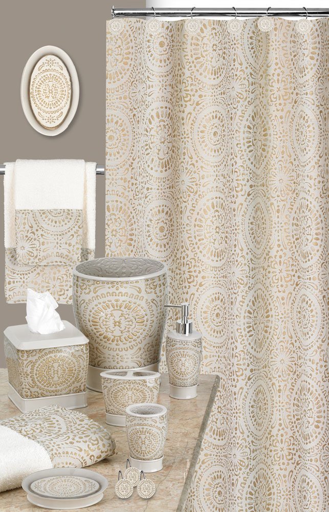 Popular Bath Tumbler, Vescade Collection, Beige