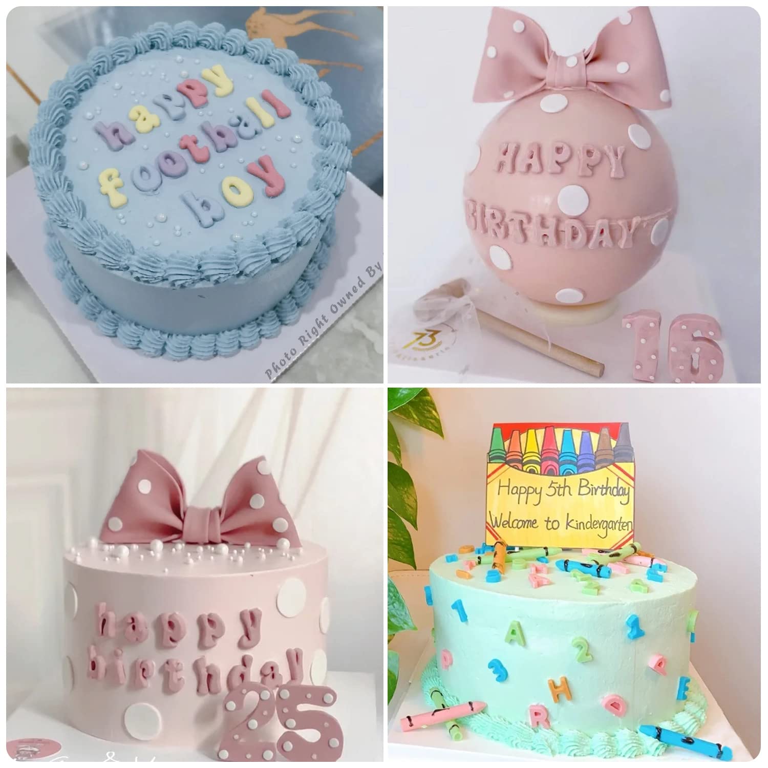 Zixiang Letter Molds Chocolate Covered Strawberries Silicone Uppercase Lowercase Alphabet Number Fondant Mold For Making Candy G