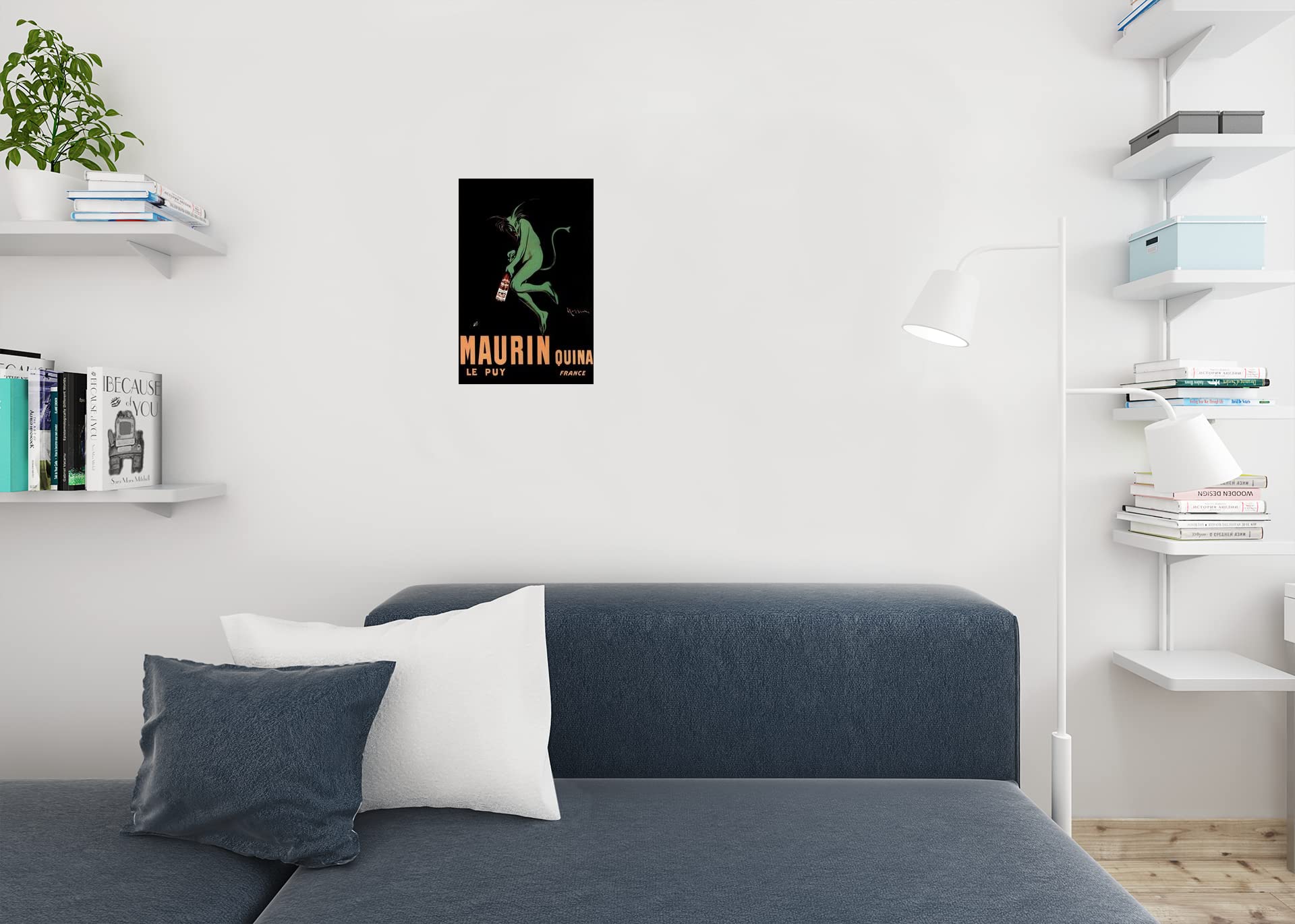 Leonetto Cappiello Maurin Quina Quinina Apertif Green Devil Vintage Advertising Print Cool Wall Art Print Poster 12X18