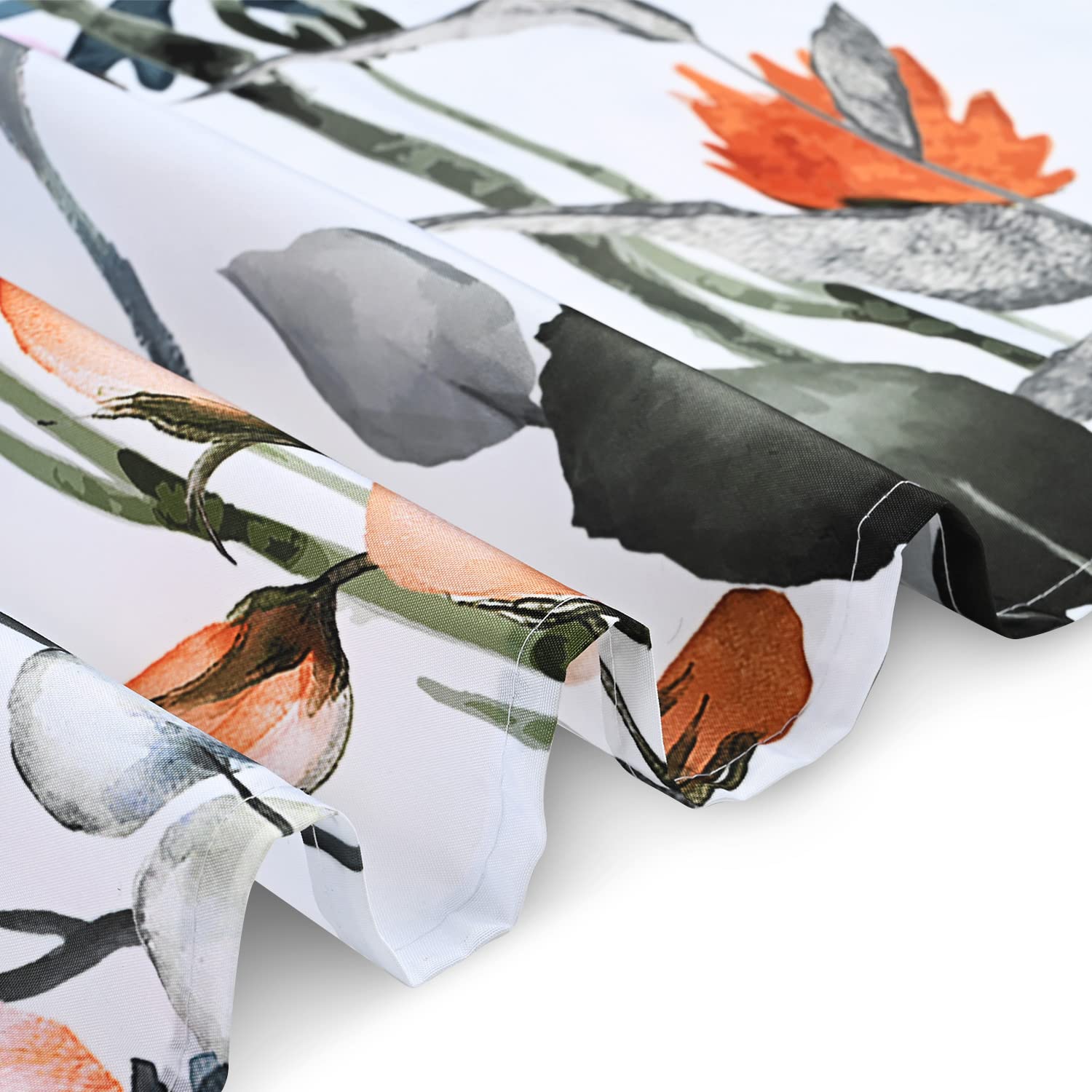 Livilan Small Stall Shower Curtain 36W X72H Inches Narrow Rv Shower Curtains Floral Shower Curtains For Bathroom Flower Shower C