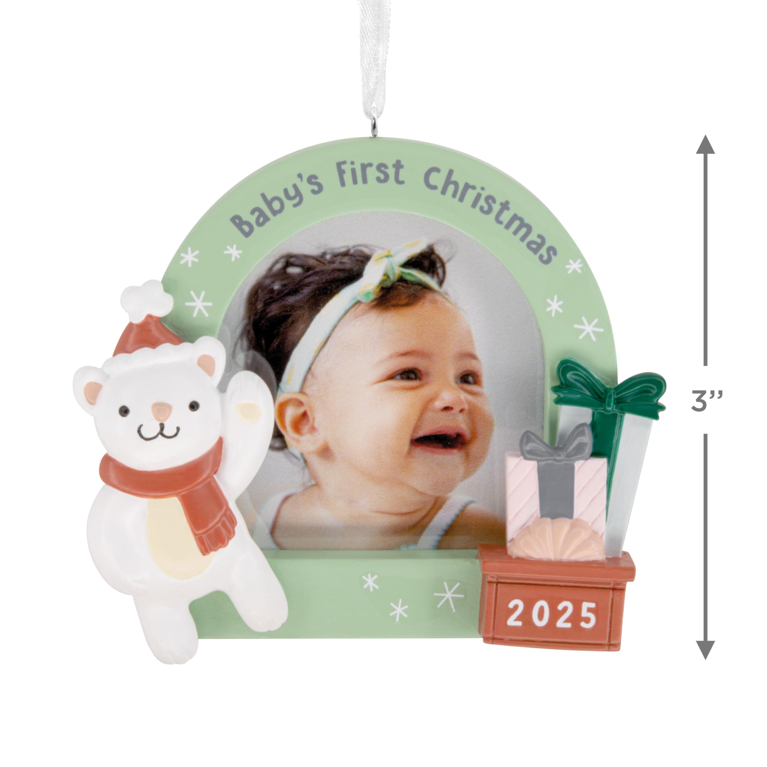 Hallmark Baby s First Christmas 2025 Photo Frame Christmas Ornament, New Baby Gifts