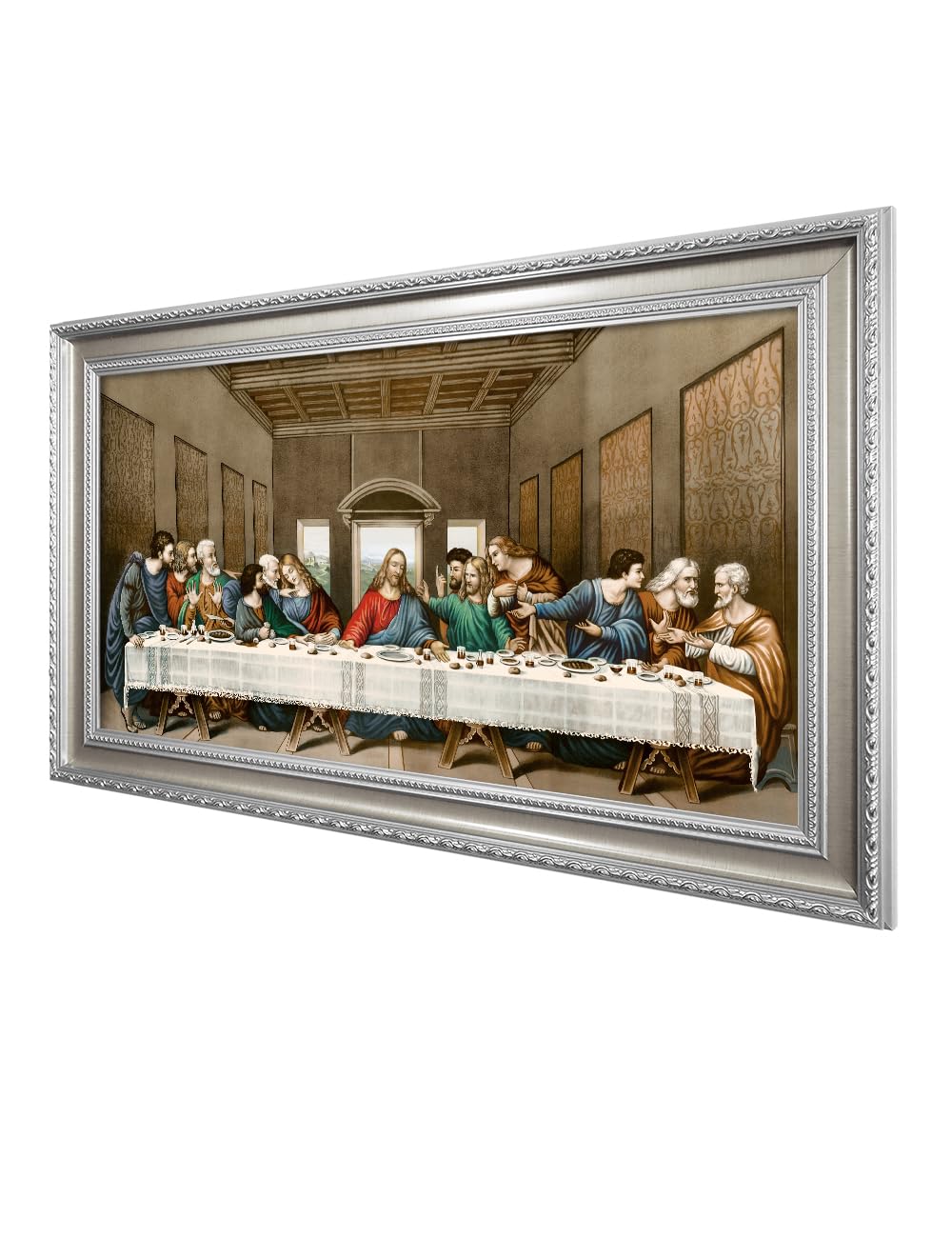 Decorarts - The Last Supper, Leonardo Da Vinci Classic Art Reproductions. Giclee Prints Acid Free Cotton Canvas With Matching Si