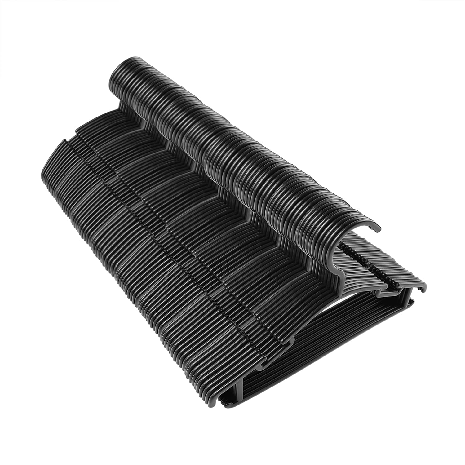 Goodtou Baby Hangers For Closet Black Hangers Plastic Kids Hangers Infant Hangers Bulk Toddler Hangers For Nursery Child Childre