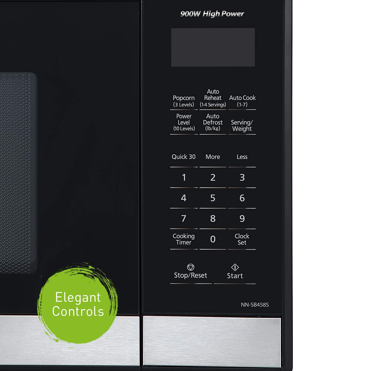 Panasonic Nn-Sb458S Compact Microwave, 0.9 Cft, Stainless Steel