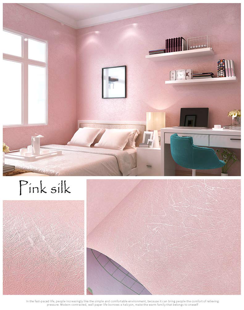 Silk Pink Peel And Stick Wallpaper Self Adhesive Removable Pink Wallpaper Stick And Peel Pink Wallpaper Shelf Liner Stickers Pap