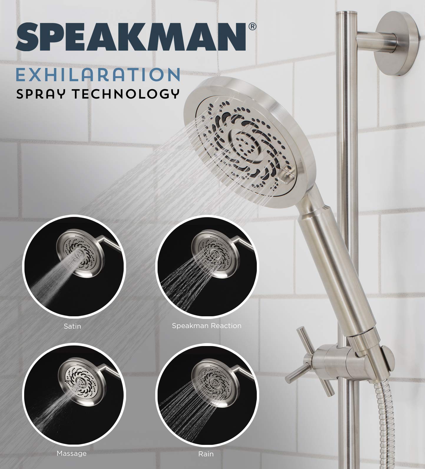 Speakman S-5001-E2 Showerheads, 2 Gpm, Polished Chrome