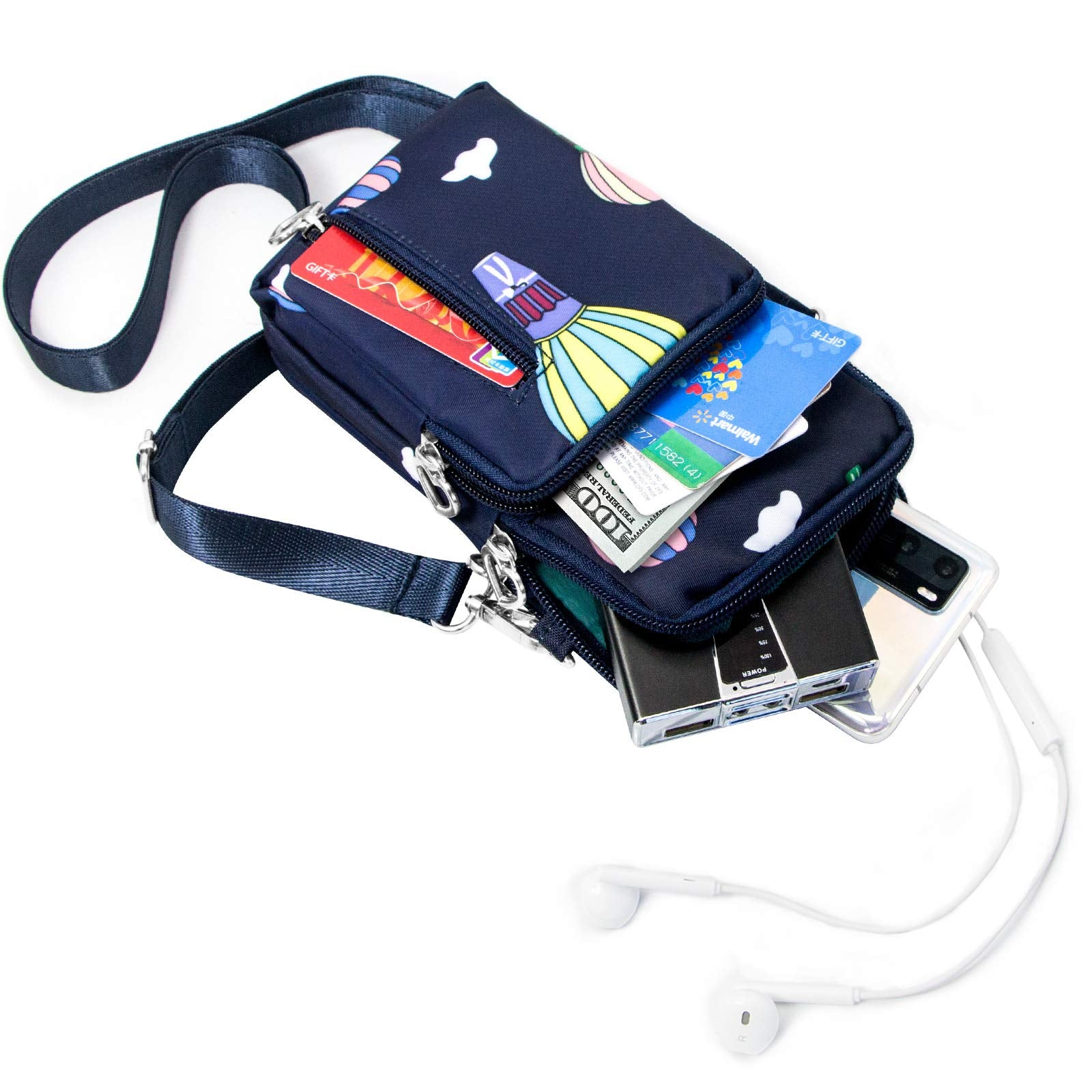 Biaotie Lightweight Small Crossbody Bags Cell Phone Purses Travel Pouch Shoulder Bag For Women (D-10)