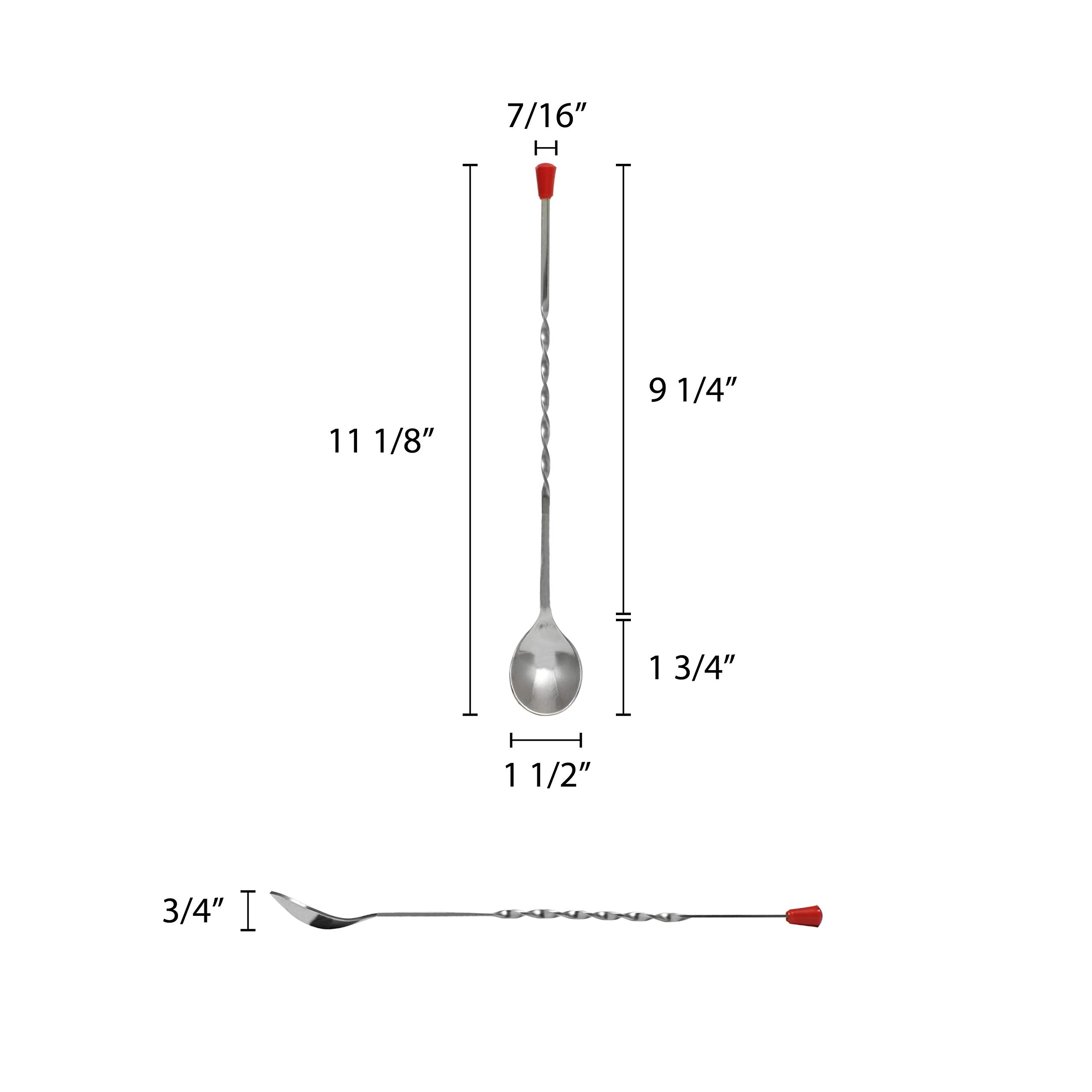 Excellante 11-Inch Deluxe Bar Spoon