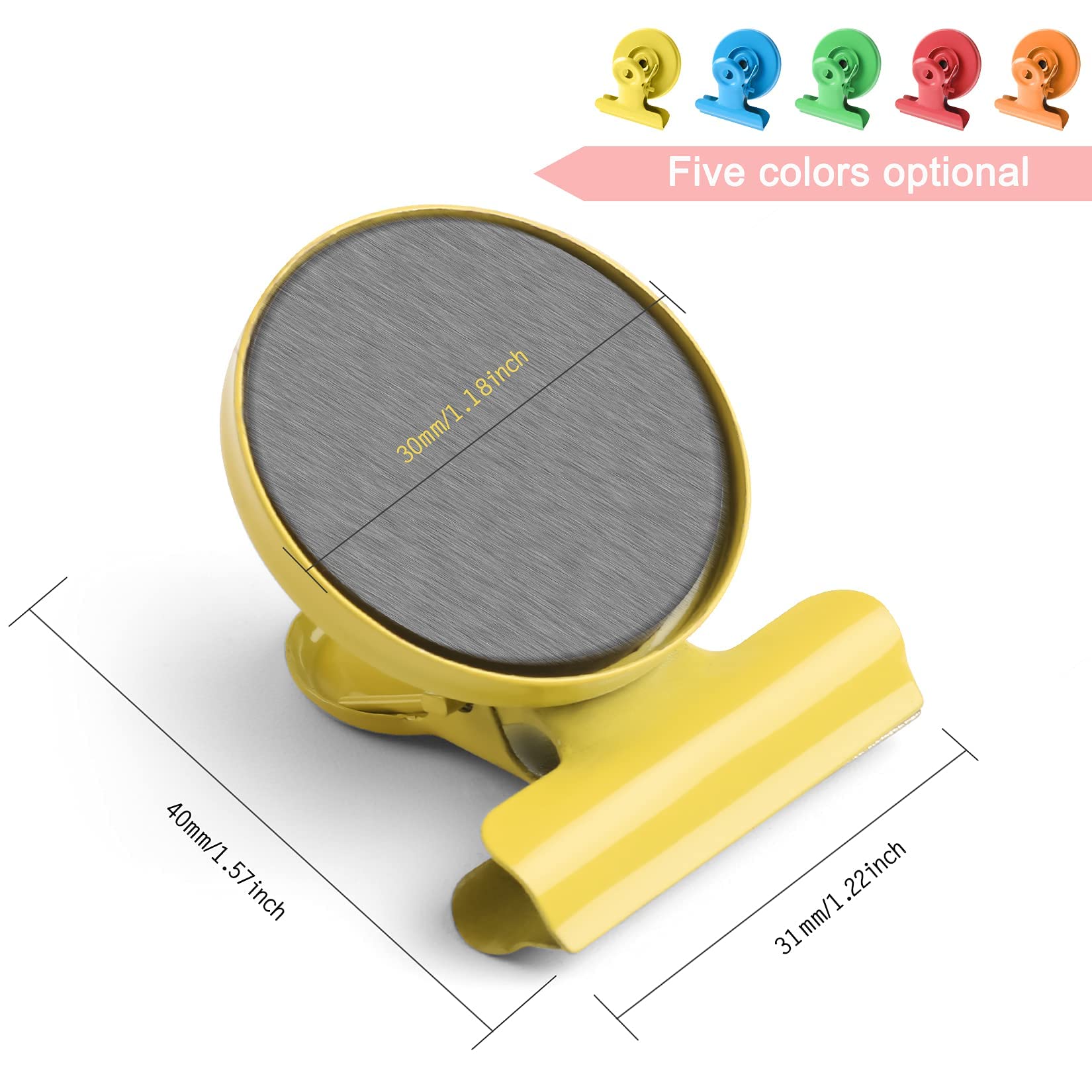 12 Pack Colorful Strong Magnetic Clips, Fridge Magnets Refrigerator Magnets, Clips Magnets For Whiteboard, Locker, Kitchen, Offi