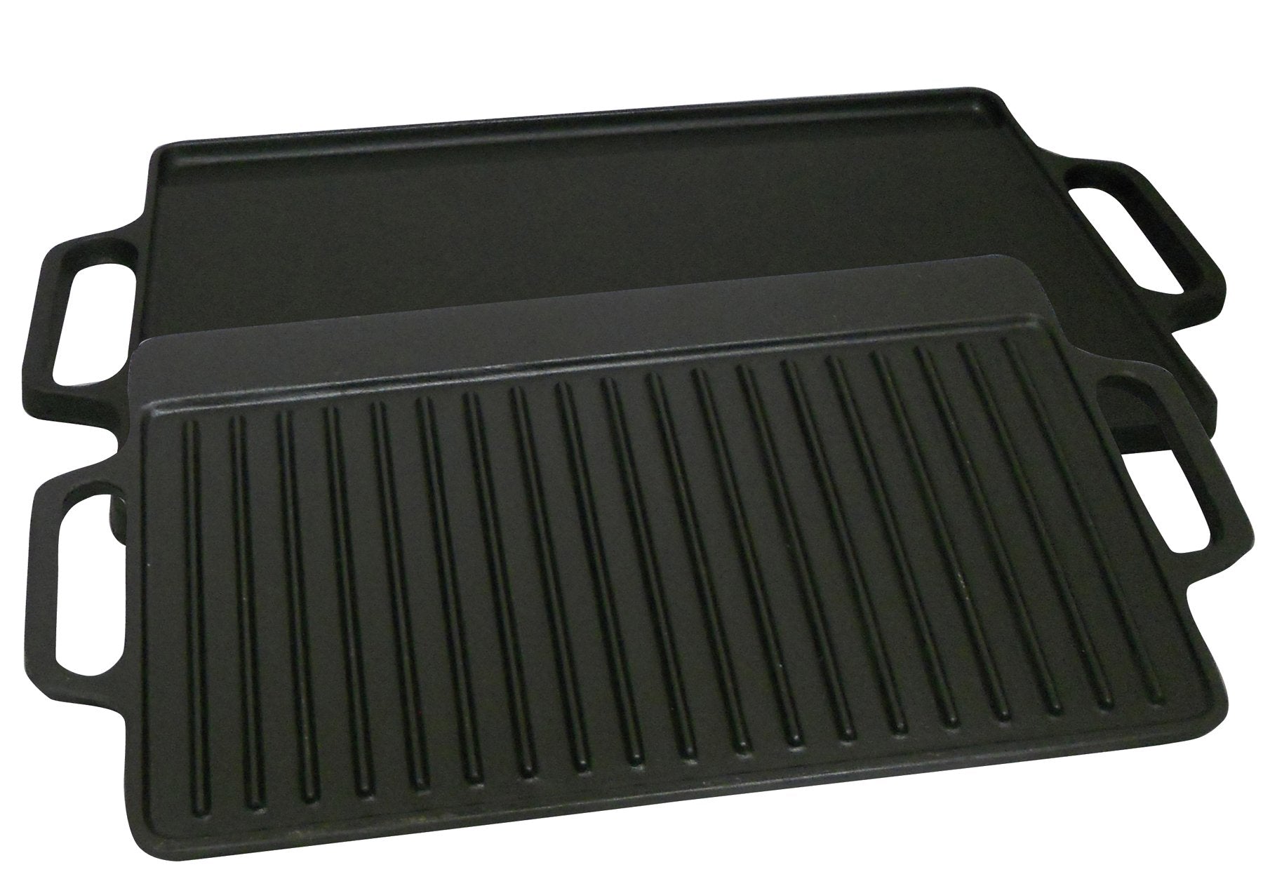 King Kooker Ci21Gs Pre-Seasoned Cast Iron 2 Sided Griddle, 15.75-Inch