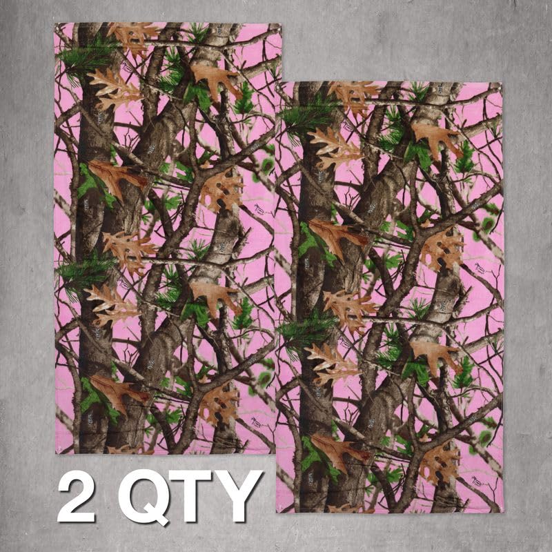 Havercamp Pink Camo Beach Towels, 30 X 60 Inches (2 Pk.)! High-Resolution Print Of The Next Camo Vista Pattern Great For Spring