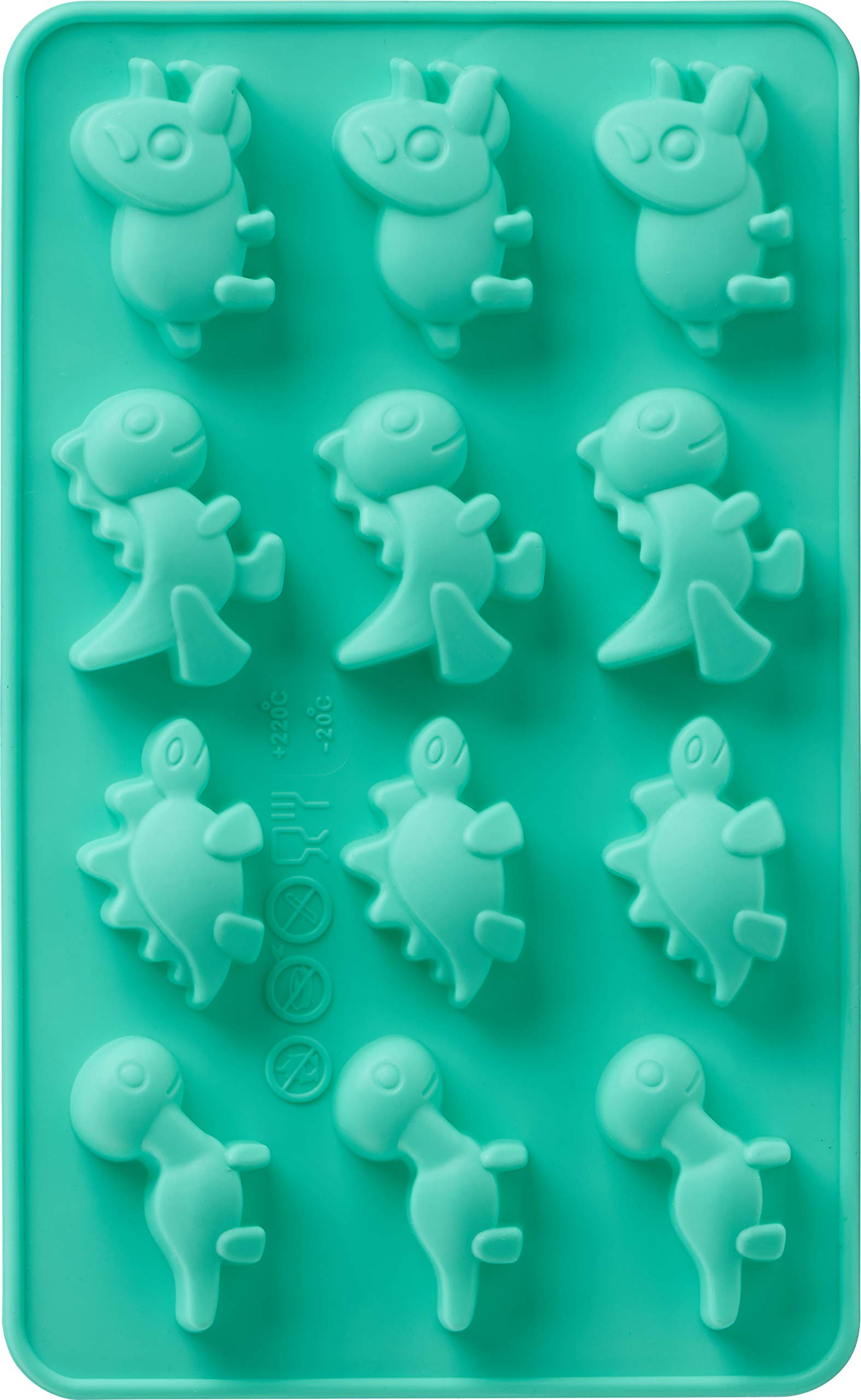 Silicone Chocolate Mold 2/Pkg-Dinosaur
