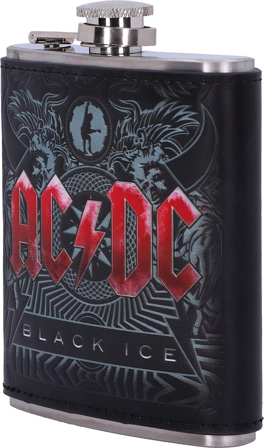 NEMESIS NOW  AC/DC  Black Ice Hip Flask