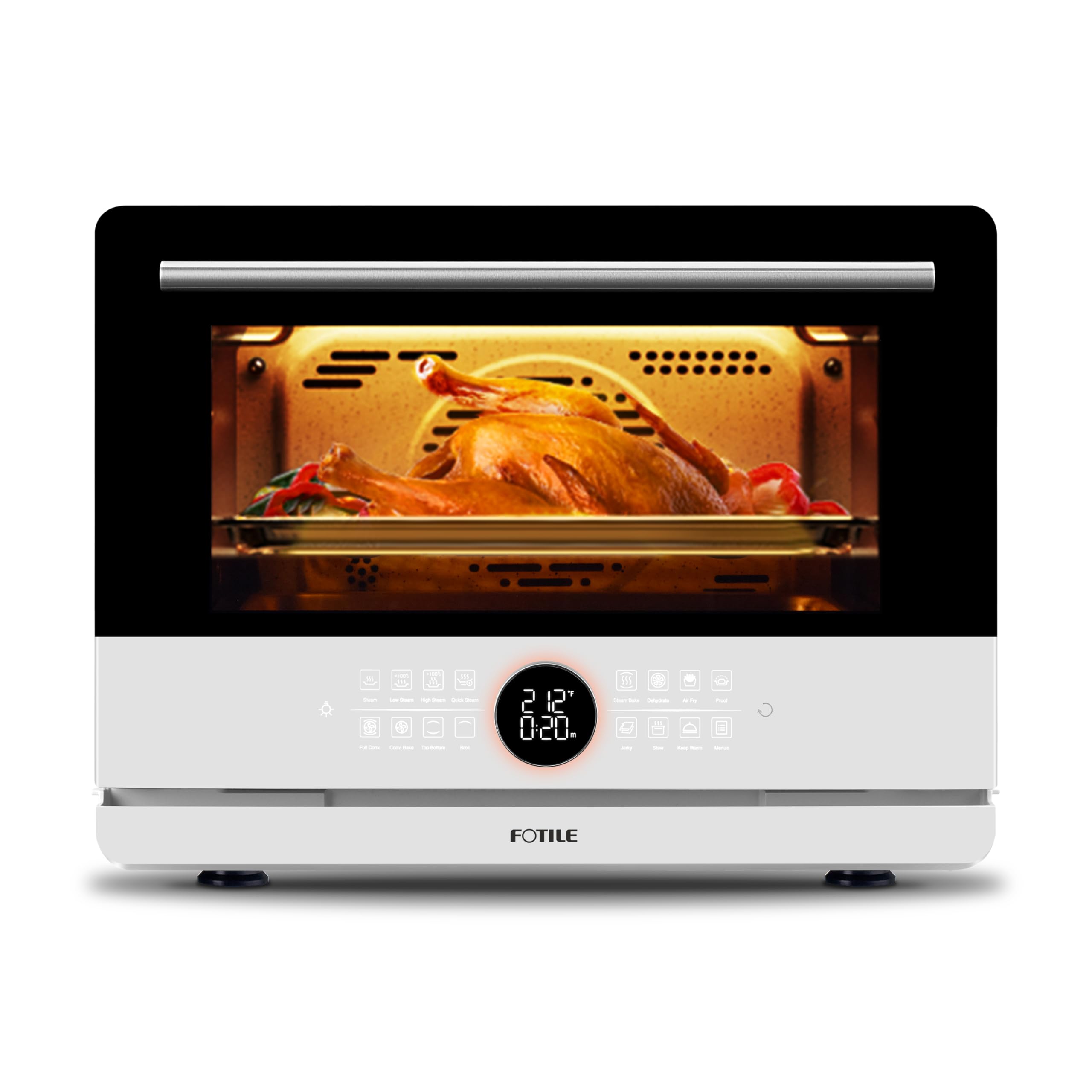 FOTILE HYZK32-E3 ChefCubii 1.1 cu. ft. 4-in-1 Steam-Combi Oven with Steam-Bake, Air Fry, Convection, Dehydrator Functions, and 5