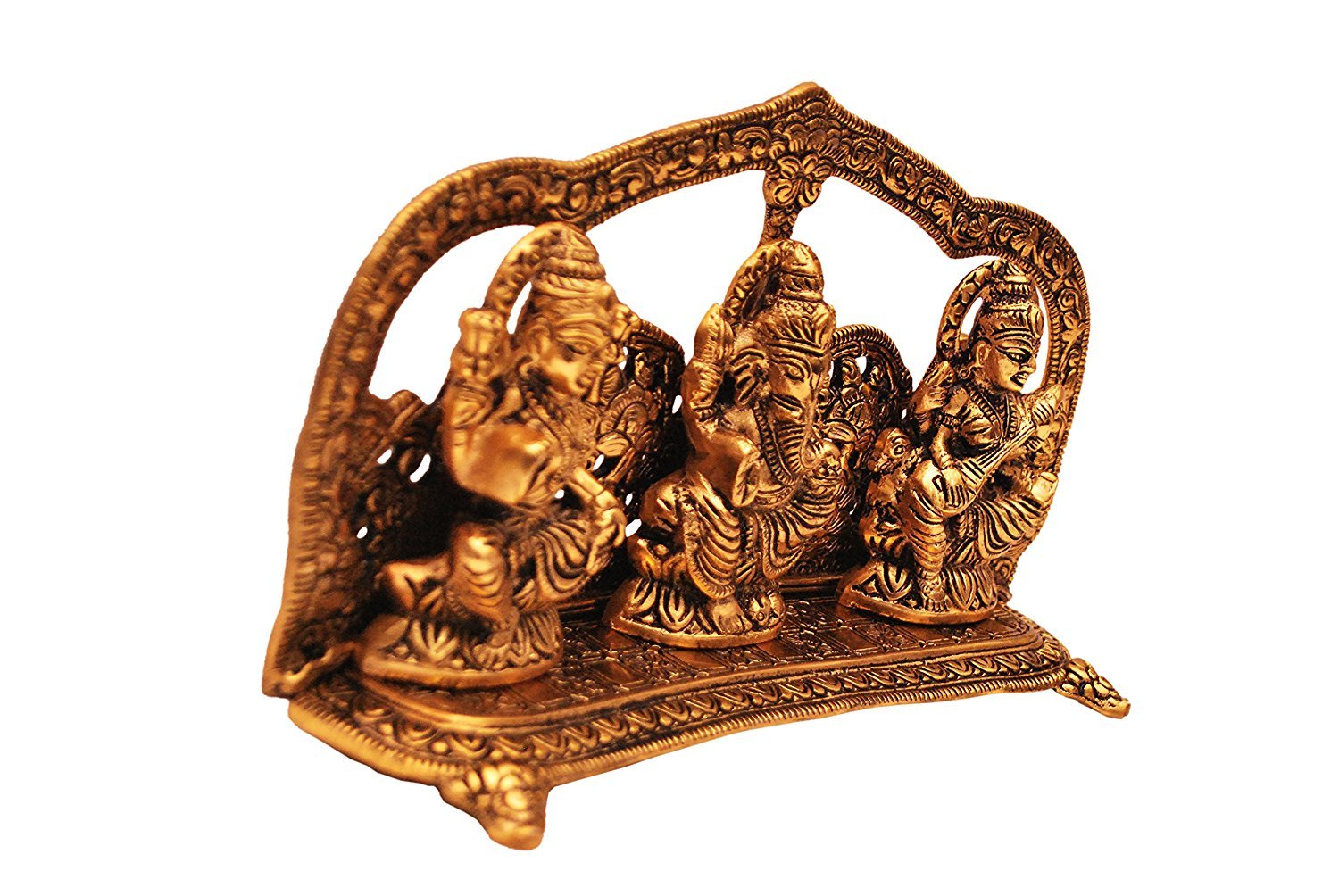 Aone India Laxmi Ganesh And Saraswati Idol For Diwali