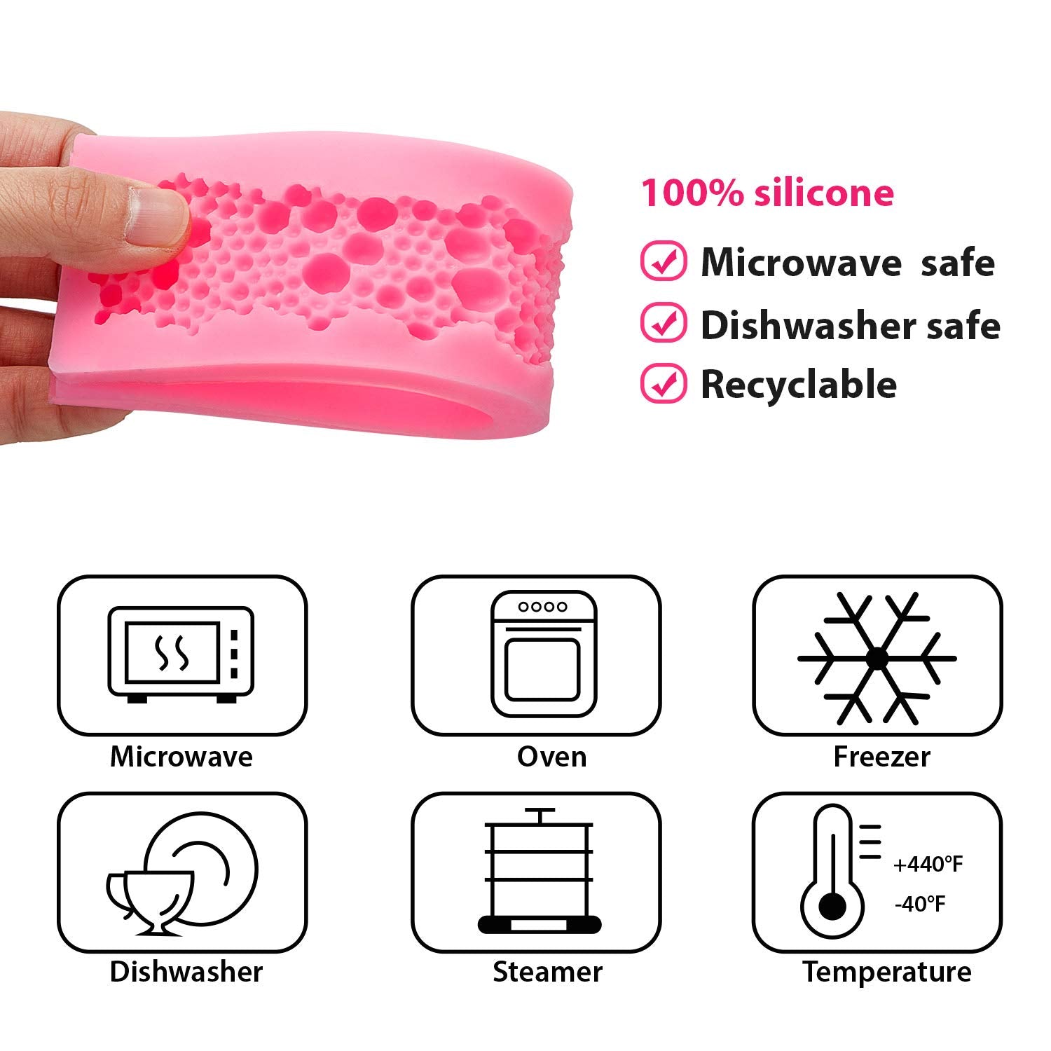 2 Pieces Rope Mold Pearl Fondant Mold Bubble Mold Fondant Silicone Molds Round Pearls Bubbles Moulds Cake Decoration Molds For K