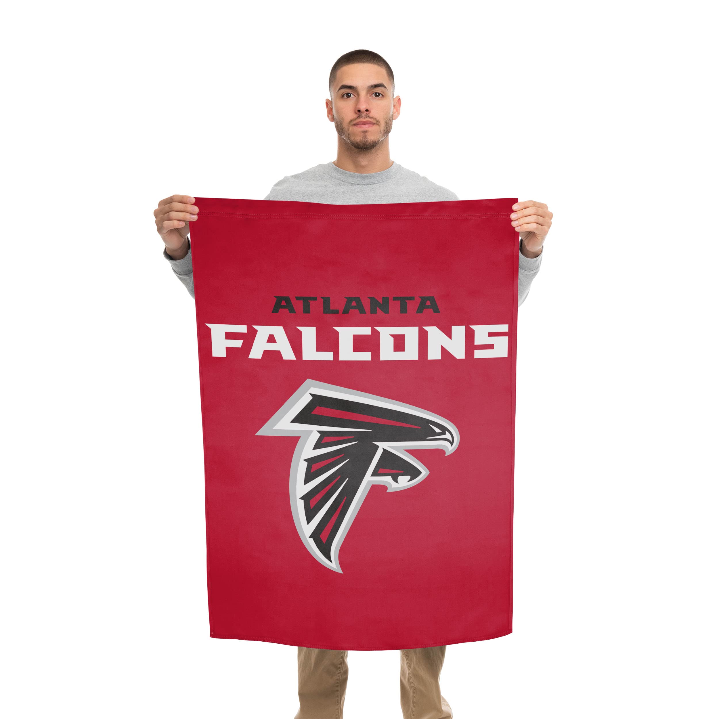 Atlanta Falcons Nfl Solid Vertical Flag