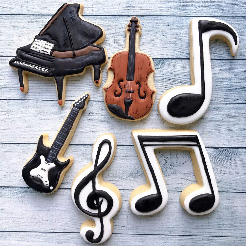 Liliao G Clef Cookie Cutter Music Biscuit Fondant Cutter - 2.1 X 4.3 Inches - Stainless Steel