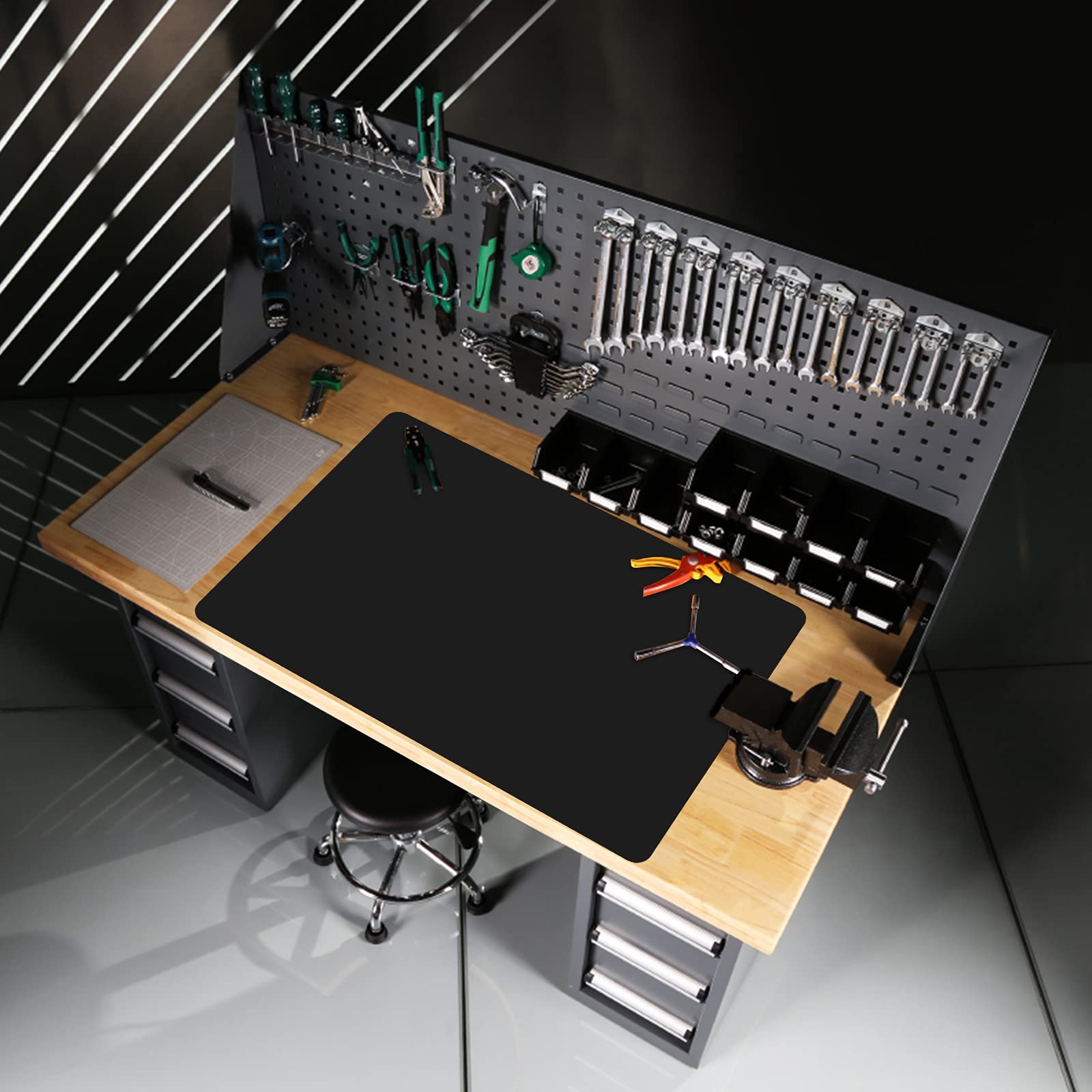 Ewen Silicone Mats For Kitchen Counter - 27.6X19.5 Inch Large Heat Resistant Mat Silicone Baking Mat 2Mm Thick Pastry Mat, Count