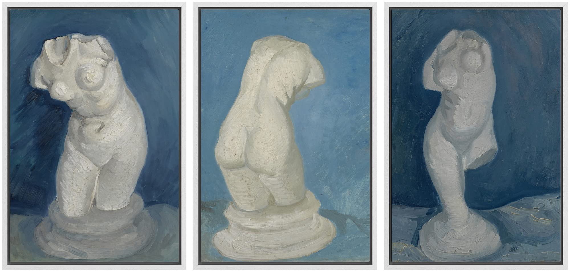 Wall26 Framed Canvas Print Wall Art Set Study Of Torso Of Venus Vincent Van Gogh Classical Illustrations Fine Art Decorative His