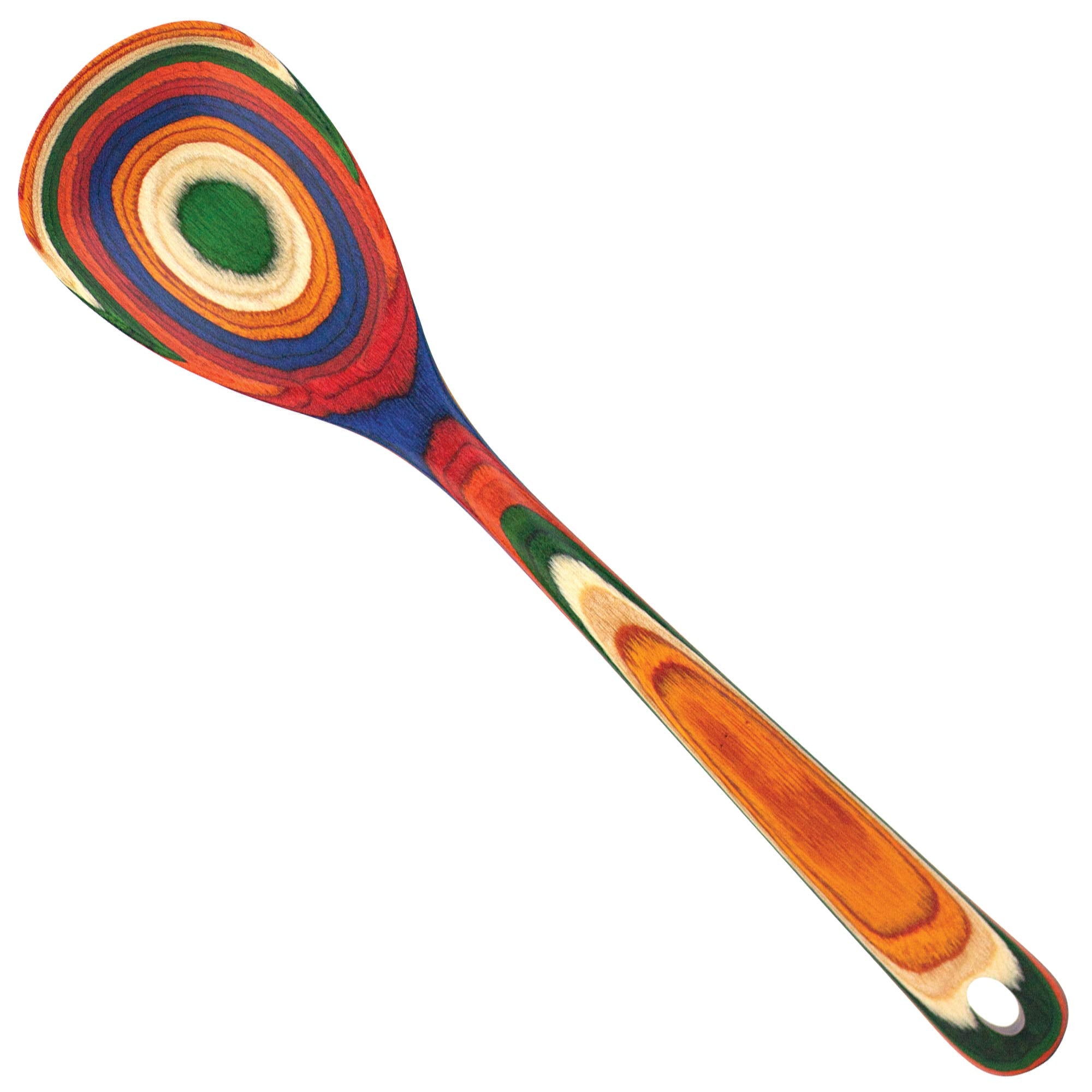 Totally Bamboo Baltique Marrakesh Collection 12-1/2'' Wooden Cooking Spoon, Safe For Nonstick