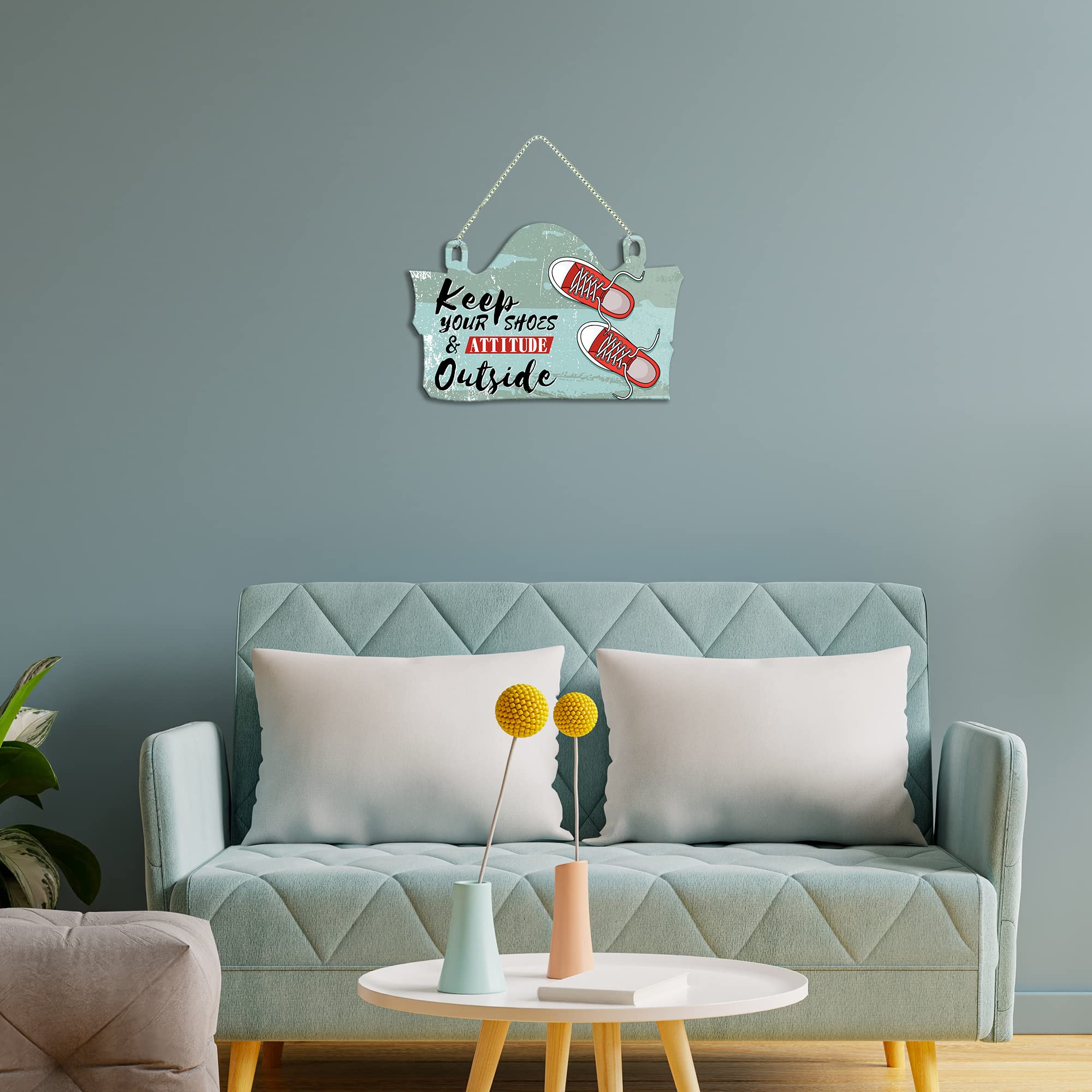 Artvibes Entrance Quote Wall Hanger for Home Decor | Office | Gifts | Bedroom | Wall Art for Living Room Wall | Decoration Wall