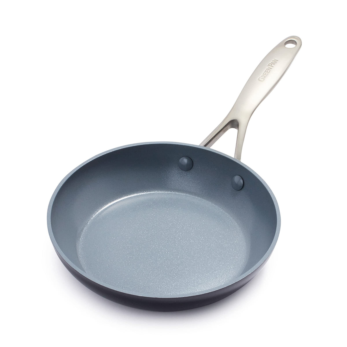 Greenpan Valencia Pro Hard Anodized Healthy Ceramic Nonstick 8'' Frying Pan Skillet, Pfas-Free, Induction, Dishwasher Safe, Oven