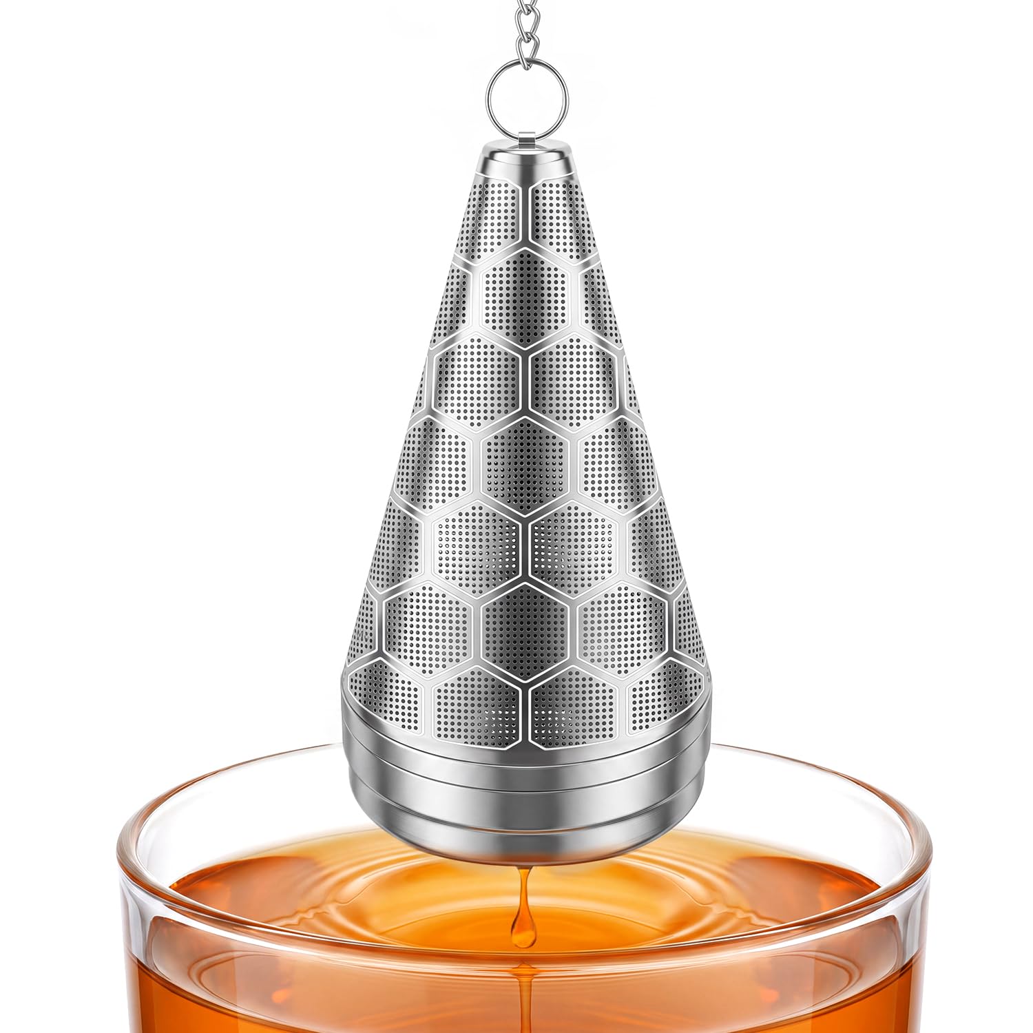 Tea Infuser for Loose Leaf Tea 304 Stainless Steel Cone Tea Strainer