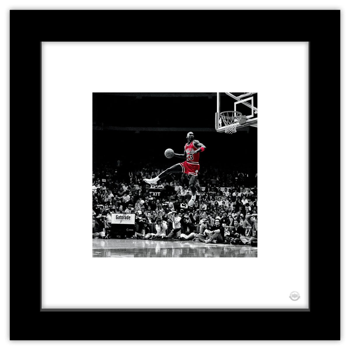Trends International Gallery Pops Michael Jordan - Flight Progression Sequence 4 Wall Art Wall Poster, 12'' X 12'', Black Frame