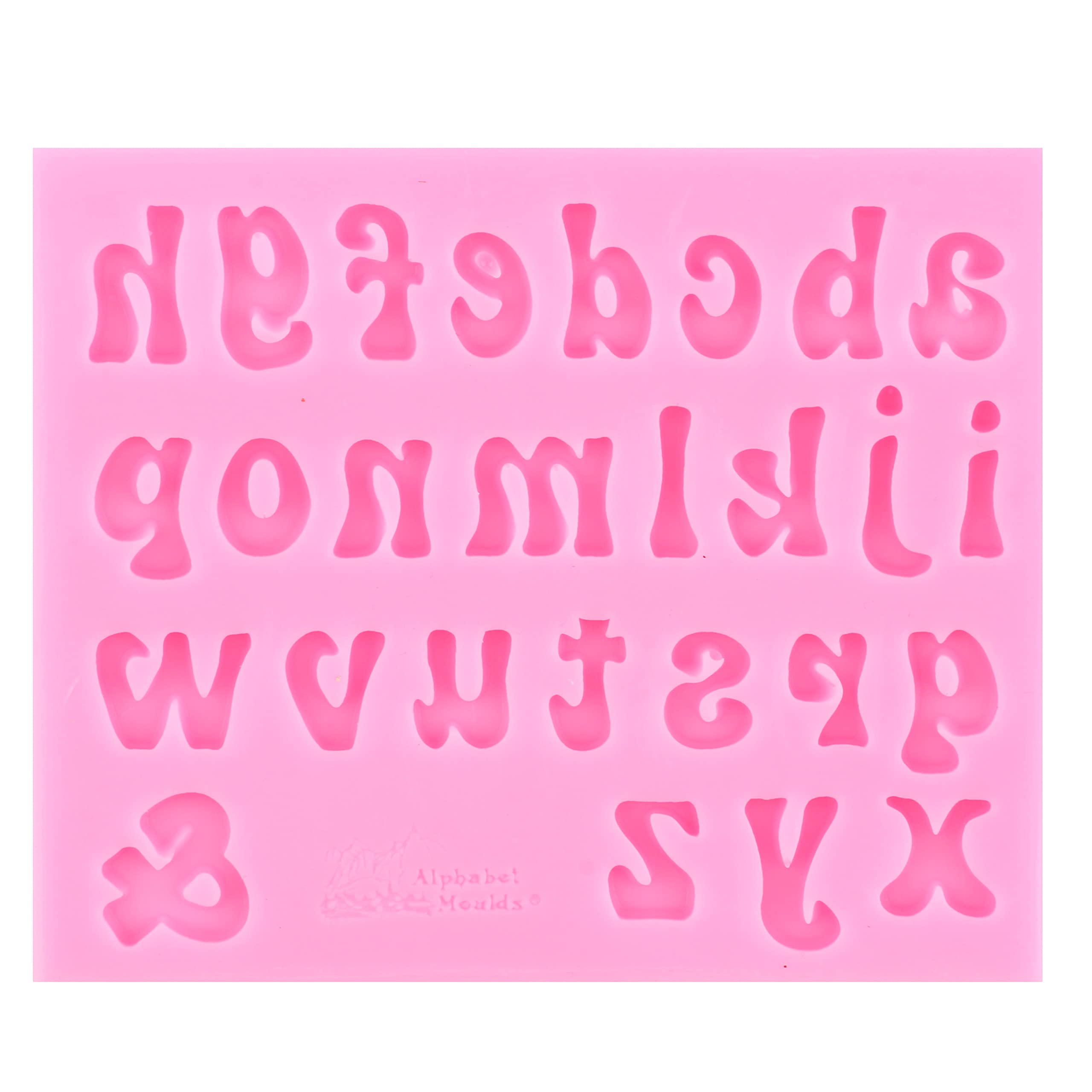 Miyahouse Letter Molds Silicone Uppercase Lowercase Alphabet Number Fondant Mold For Chocolate Covered Strawberries Birthday Par