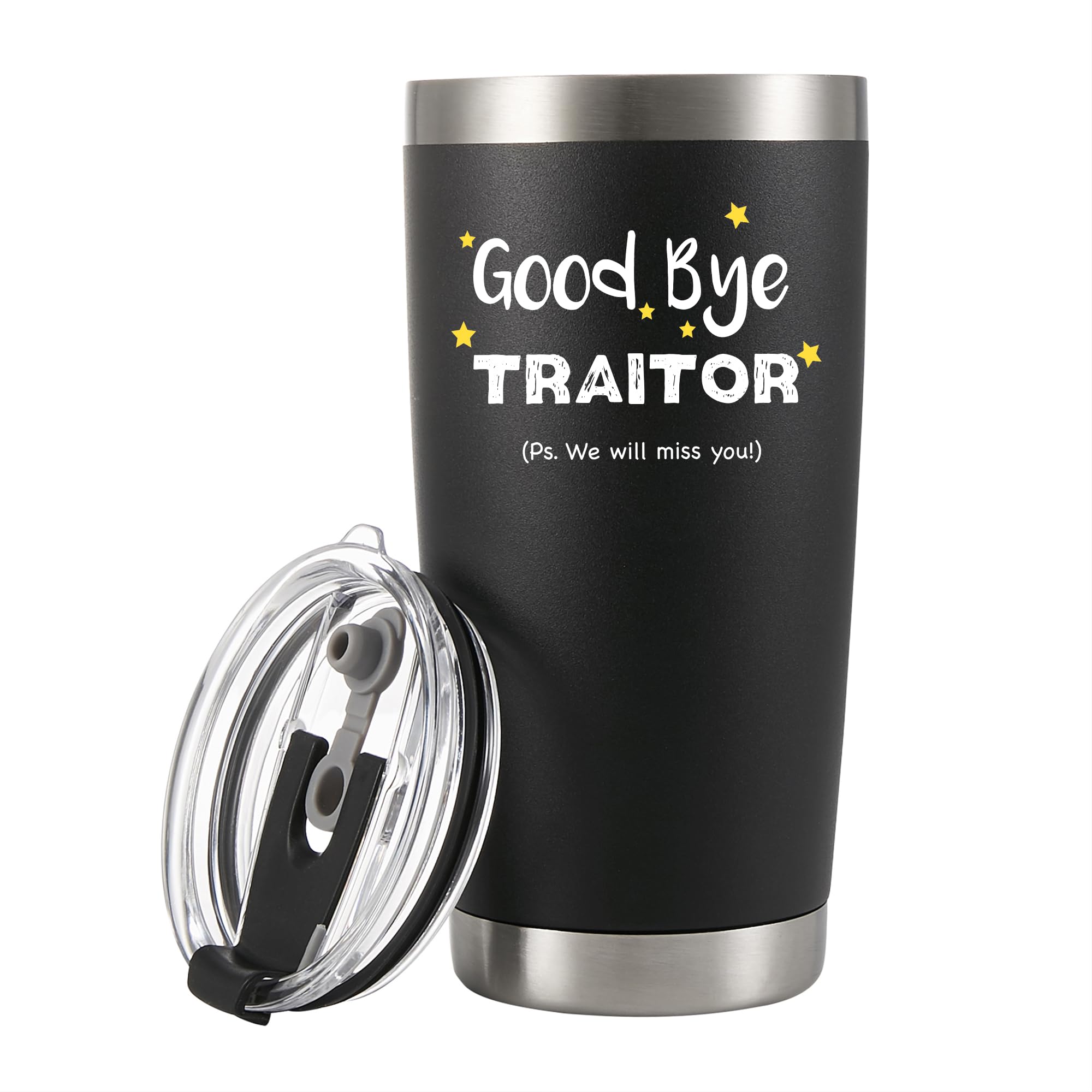 Goodbye Traitor Ps We Will Miss You Vacuum Insulated Tumbler Farewell Gifts For Coworkers Retirement Going Away Retired Boss Nei
