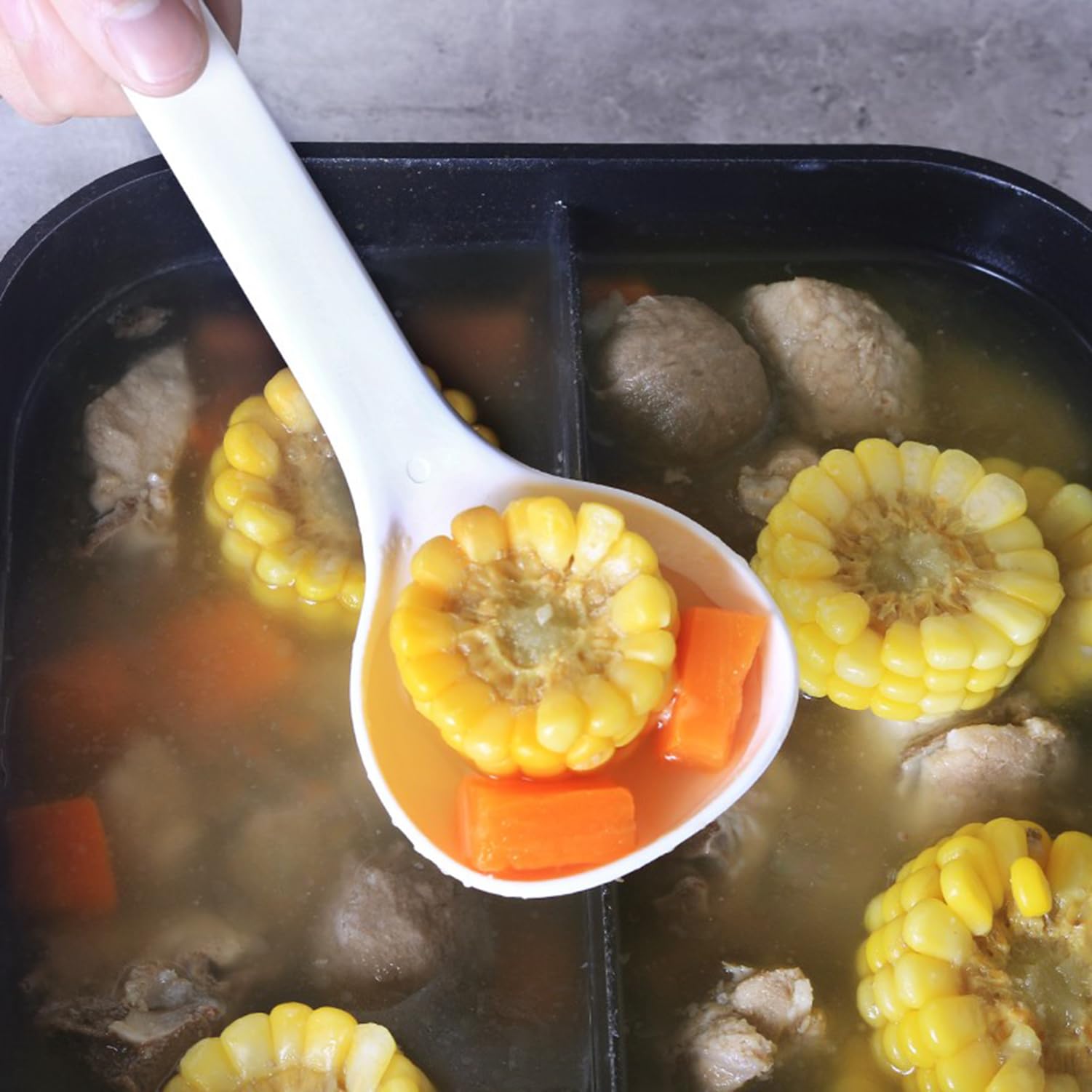 Mxy Plastic Soup Ladle Spoon Small Soup Scoop For Ladling Out Skilly Oatmeal Kitchen Tool