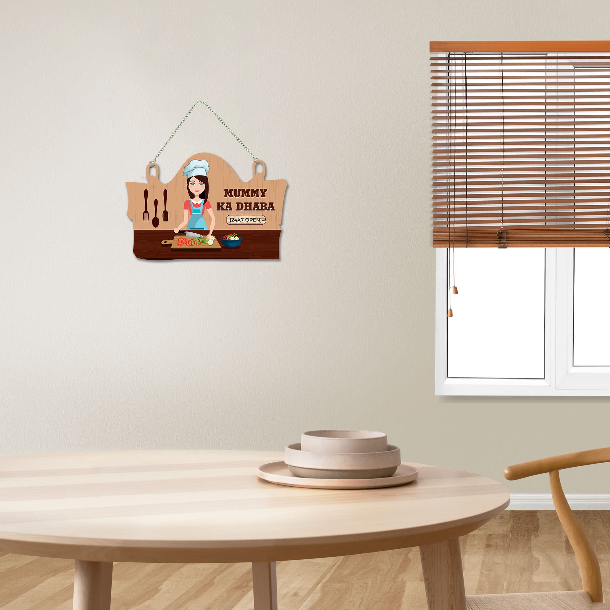 Artvibes Kitchen Wall Hanger for Home Decor | Gifts | Wall Art for Living Room Wall | Decoration Wooden Hanging Items | Kitchen