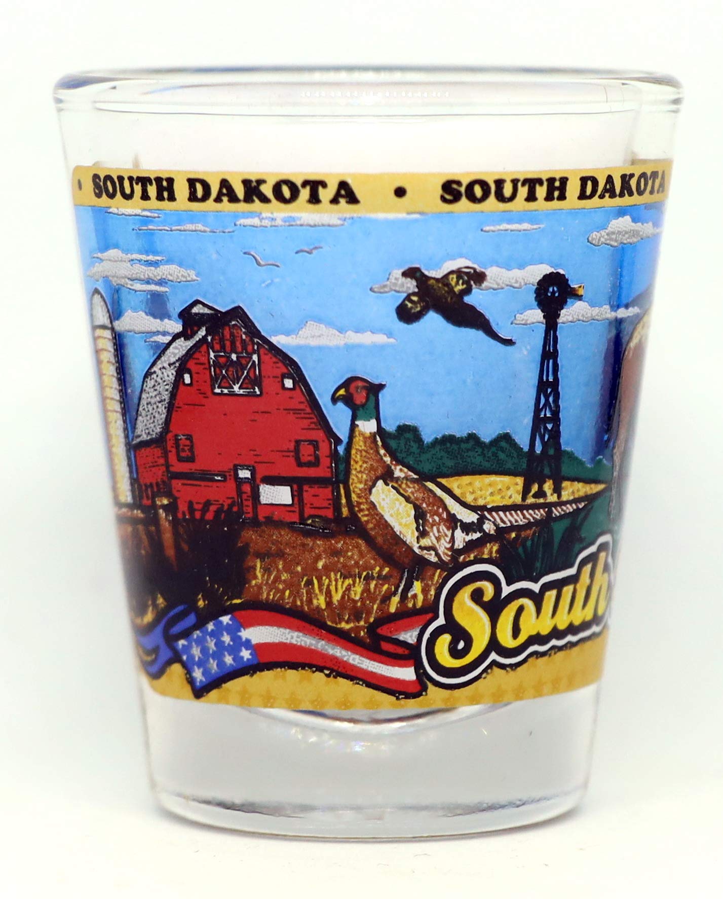 South Dakota State Wraparound Shot Glass