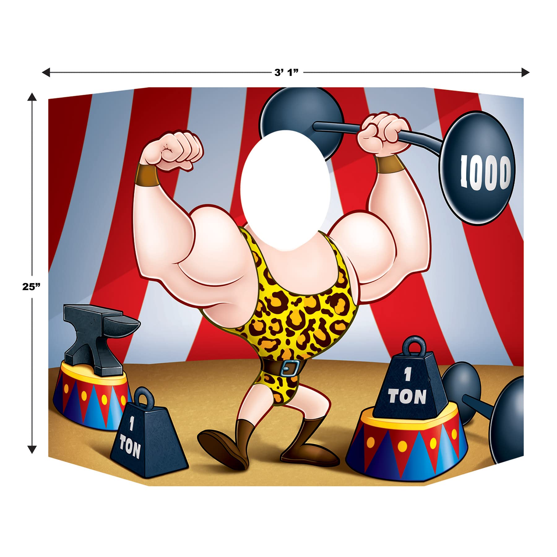 Beistle Circus Couple Photo Prop Pack Of 2