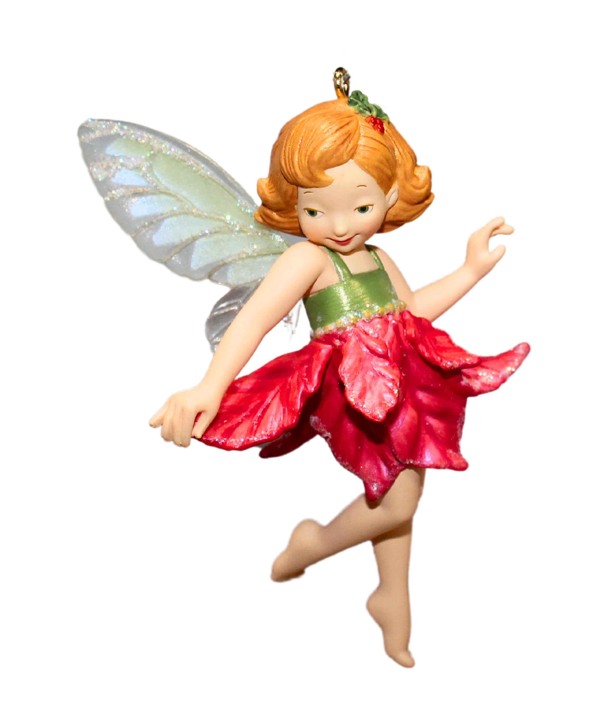 POINSETTIA FAIRY 2005 Hallmark Keepsake Ornament First in Fairy Messengers Series QX2145