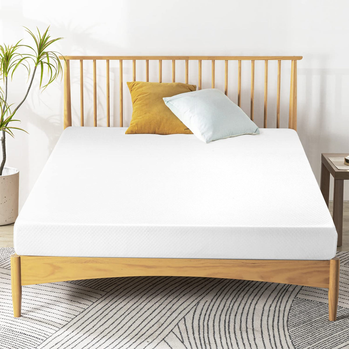 Paylesshere 6 Inch King Gel Memory Foam Mattress Fiberglass Free/Certipur-Us Certified/Bed-In-A-Box/Cool Sleep & Comfy Support
