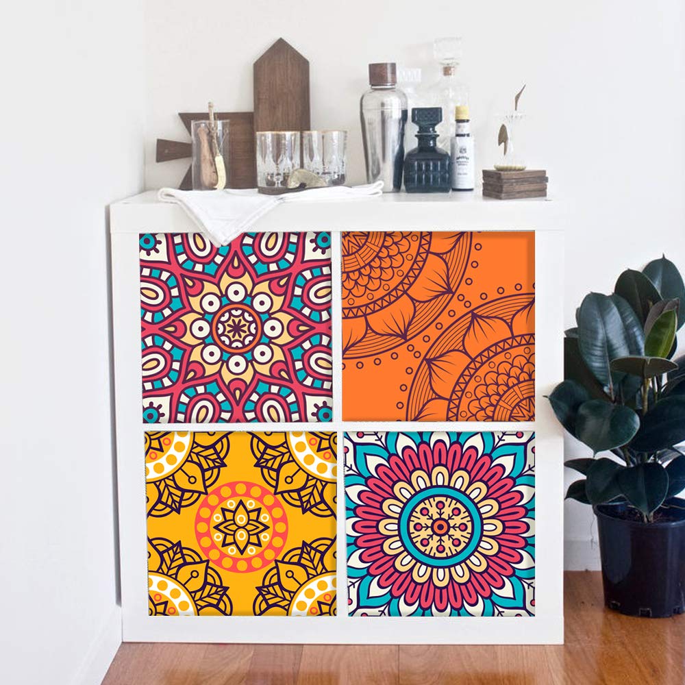 Self-Adhesive Dresser Sticker, Peel And Stick Furniture Skin, Removable Shelf Unit Decals Sticker (011, Expedit/Kallax)