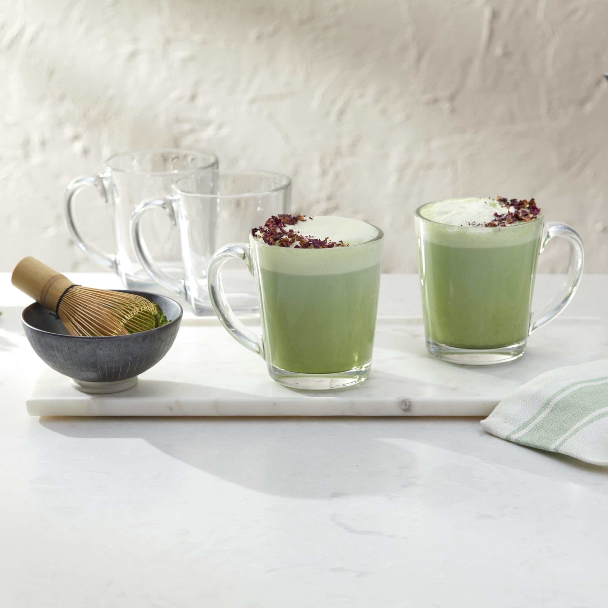 Libbey Tarro Caf   Mug, 13.5-Ounce, Set Of 4