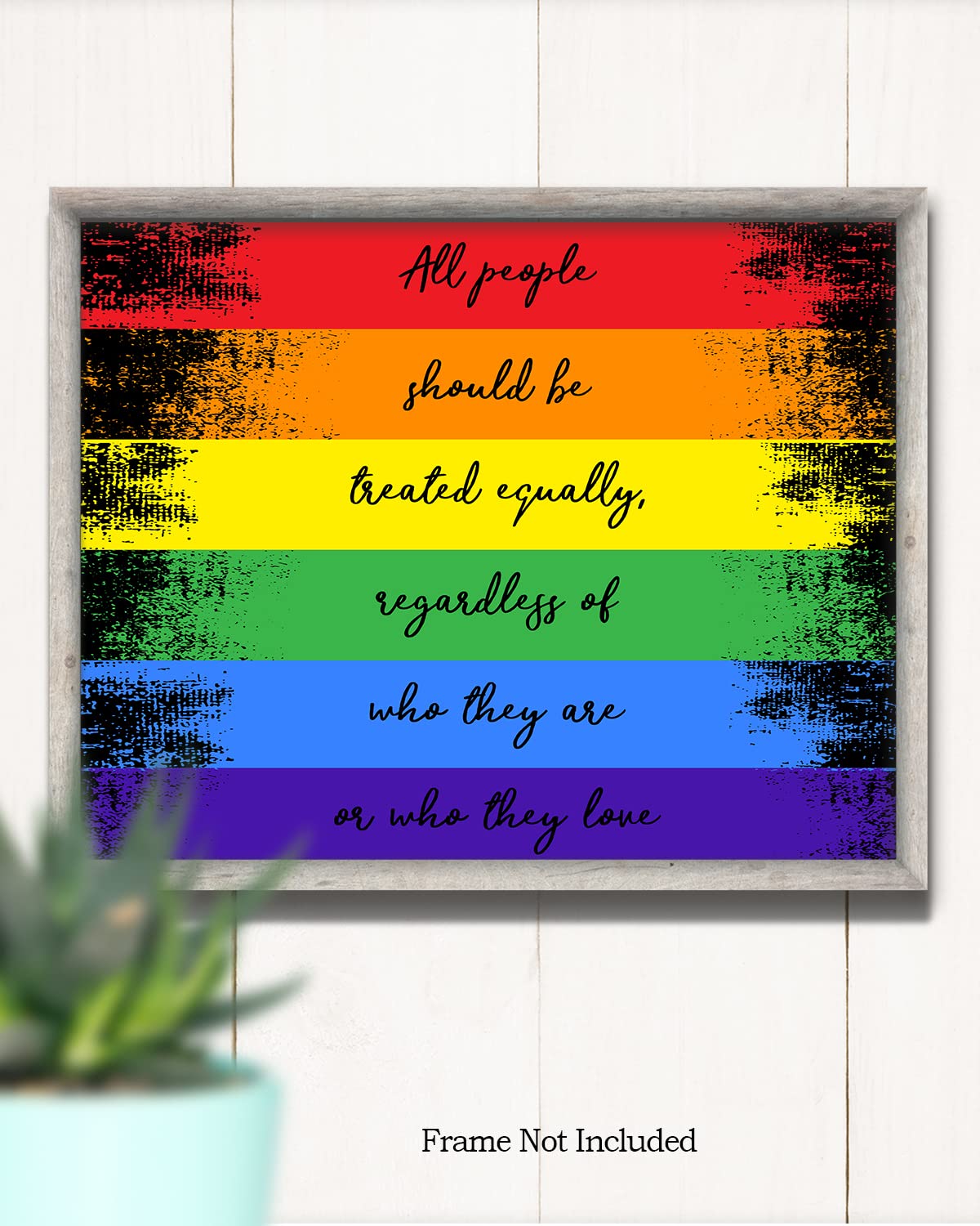 Lgbtq Accessories Wall Art - Lgbtq Rights - Gay Pride Poster, Print Or Canvas - Lgbtq Pride Gifts - Gay Pride Signs - Lgbtq Deco