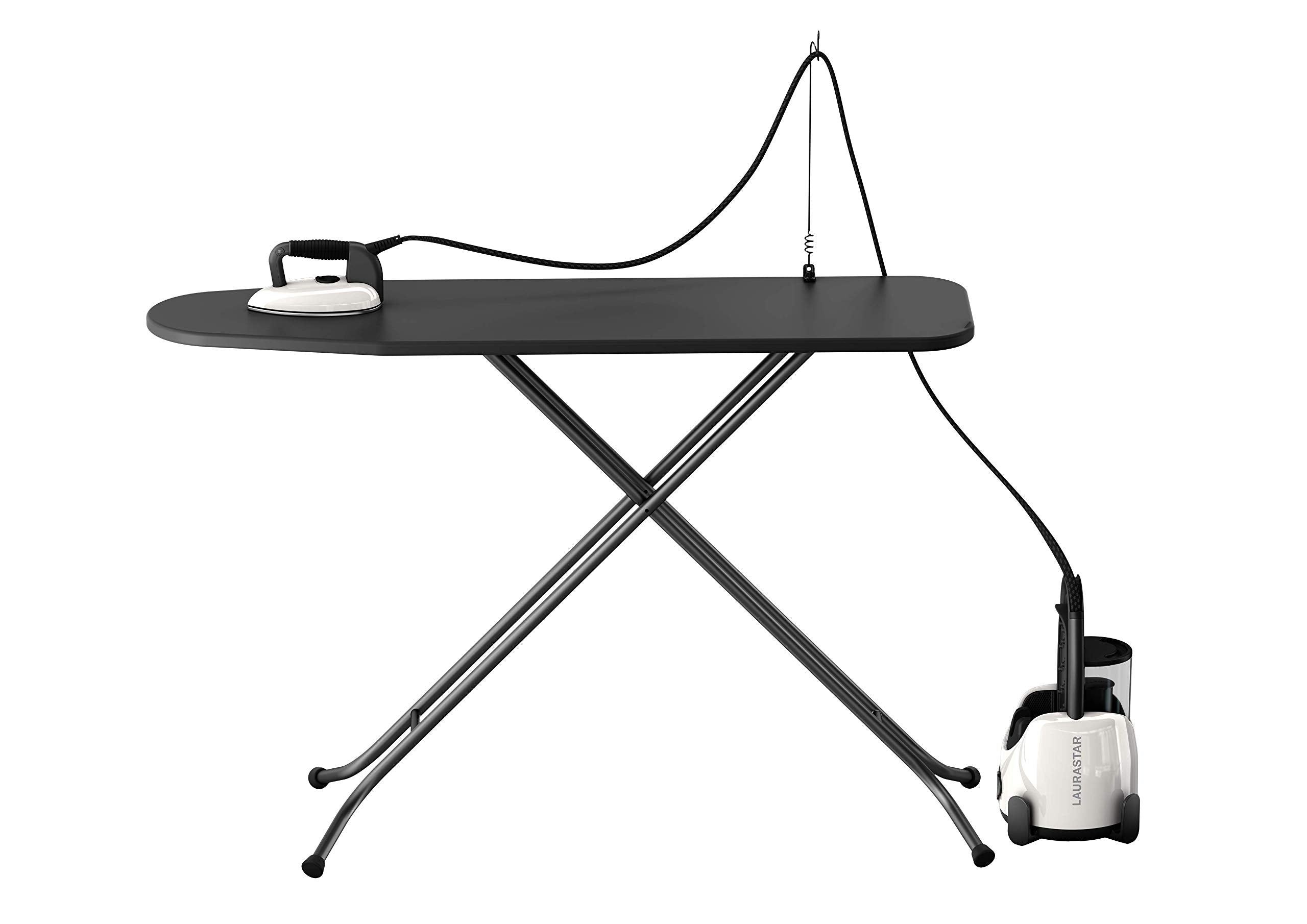 Laurastar Lift White Steam Iron: 3in1 Iron  Steamer and Textile Purifier Continuous Steam Pressure