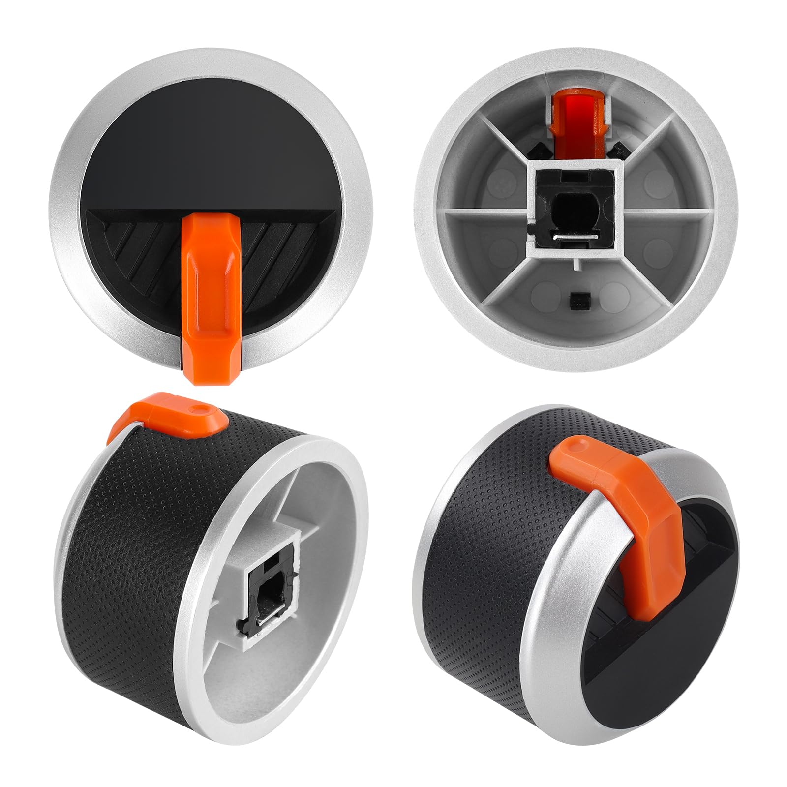 Lsbabq Grill Gas Control Knobs, Replacement Parts For Blackstone 17'' 22'' 28'' 36'' Gas Griddle,Grill Valve Griddle Knobs, 4 Pa