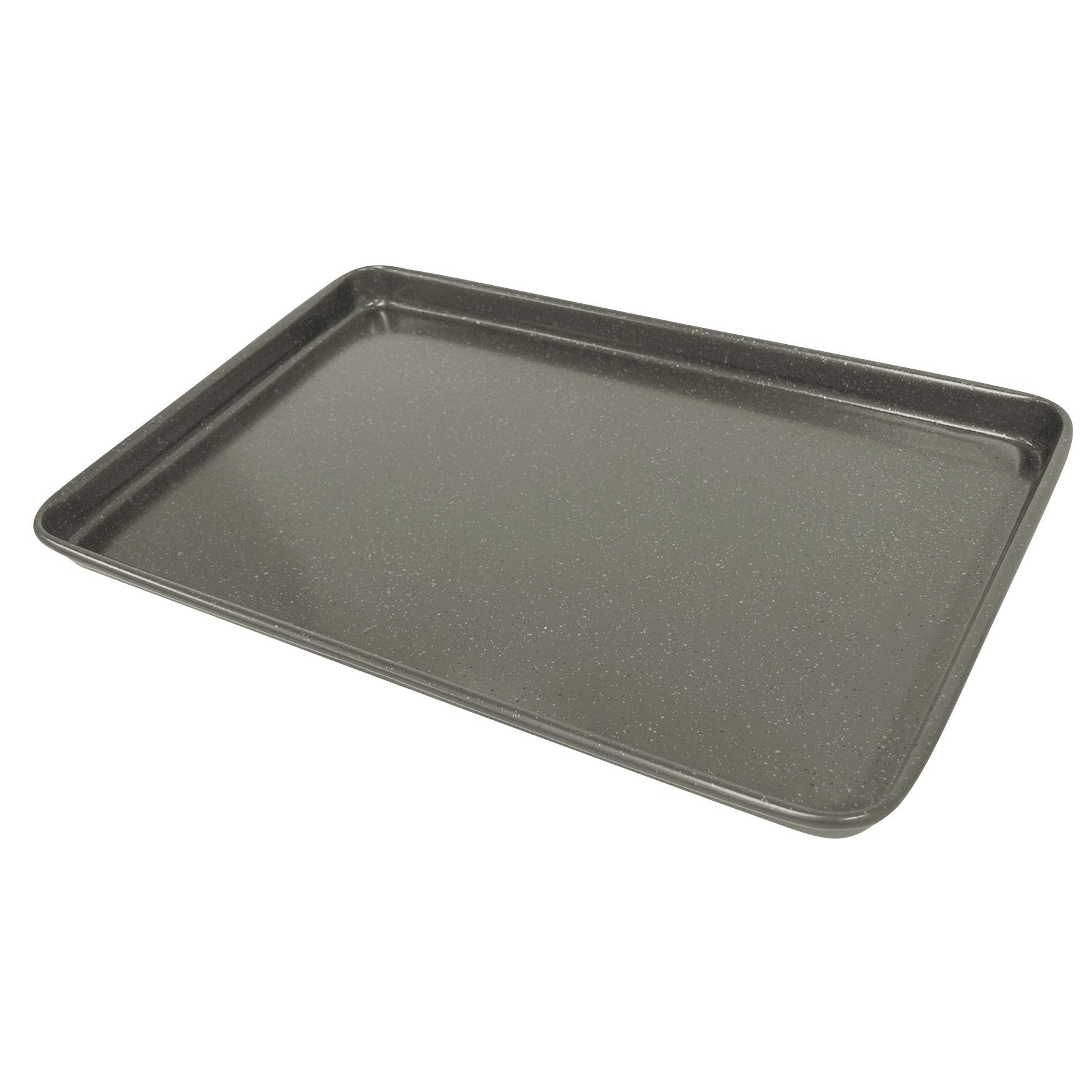 Casaware 2Pc Ultimate Commercial Weight 15 X 10 X 1-Inch Cookie Sheet Set (Silver Granite)