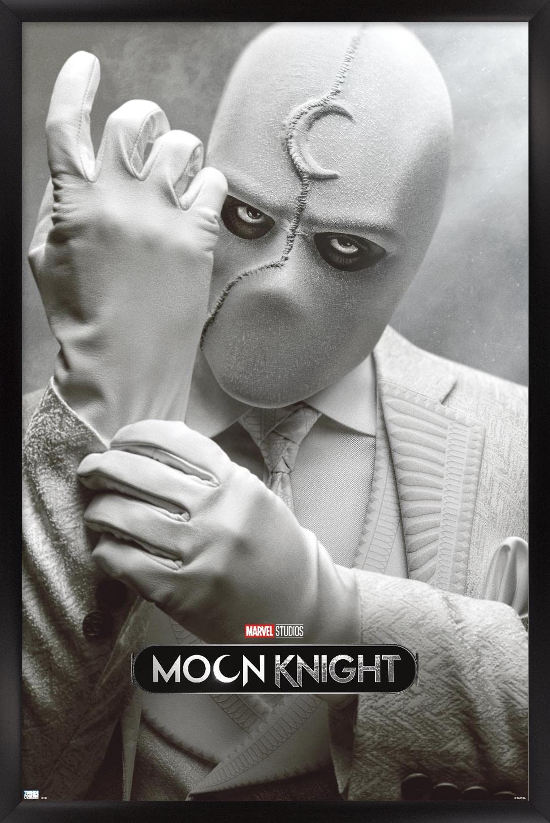 Trends International Marvel Moon Knight - Mr. Knight One Sheet Wall Poster, 22.375'' X 34'', Black Framed Version