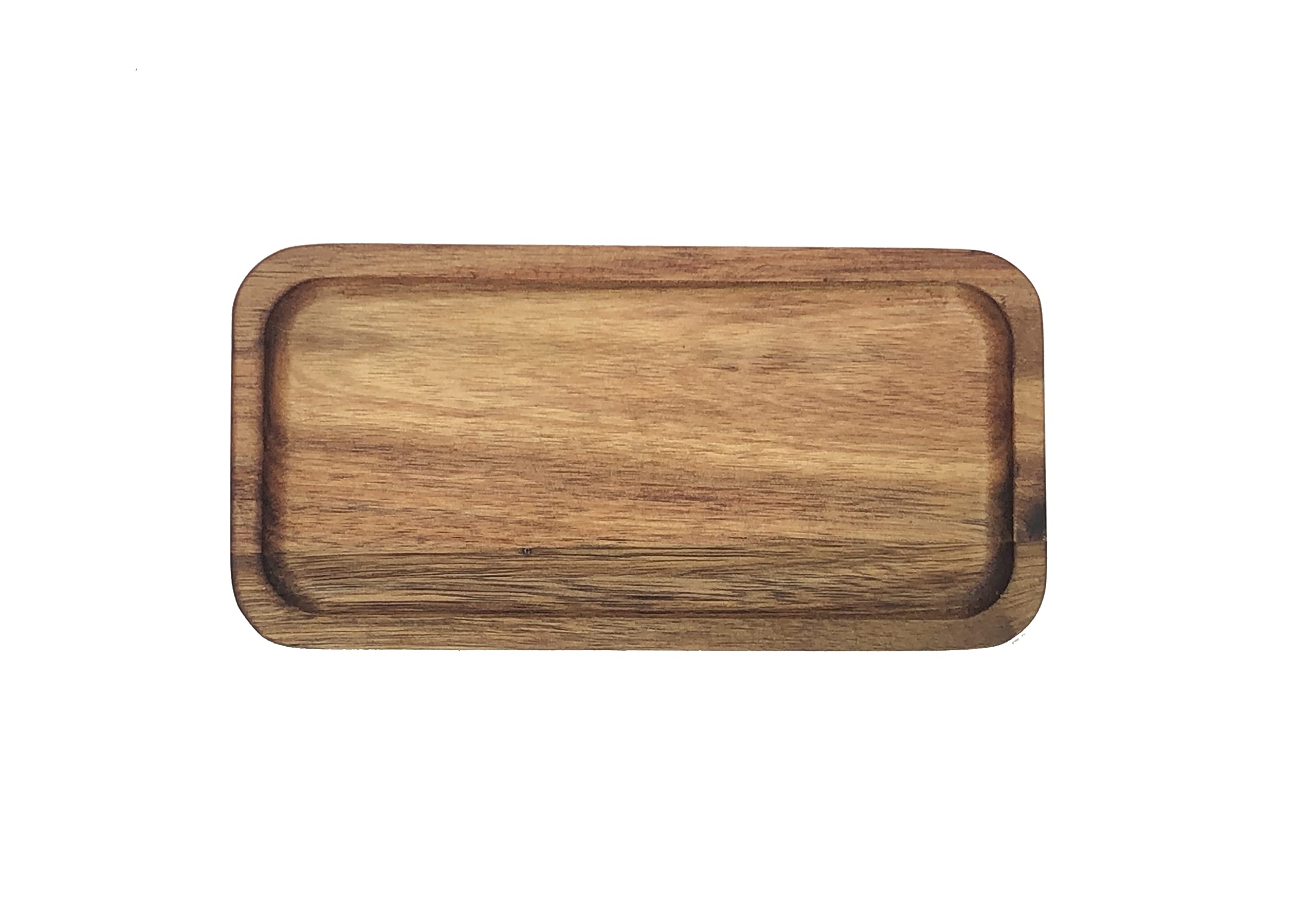 Homeimpel Wooden Platter, Wood Dinner Plates, Wooden Serving Tray, Wooden Dish For Sweets Fruit Dessert Food Appetizer Dessert S