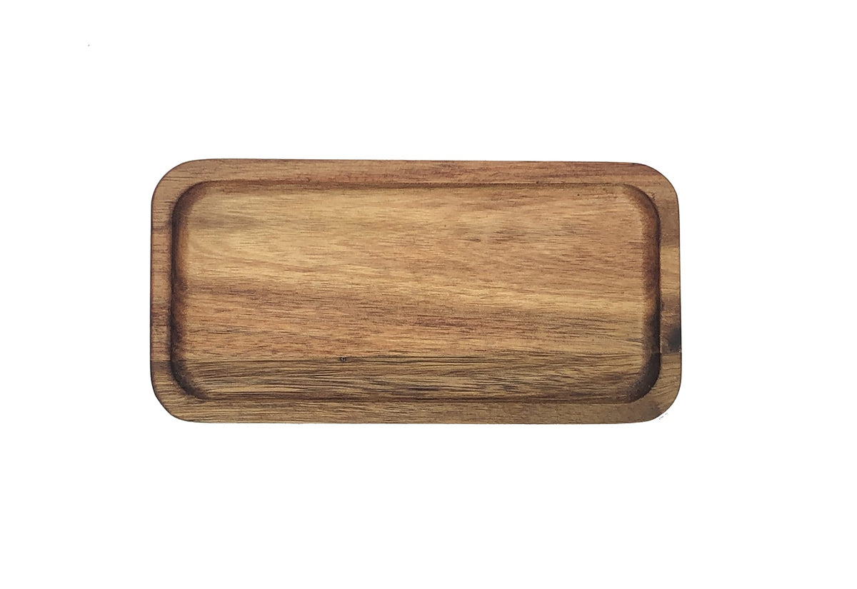 Homeimpel Wooden Platter, Wood Dinner Plates, Wooden Serving Tray, Wooden Dish For Sweets Fruit Dessert Food Appetizer Dessert S