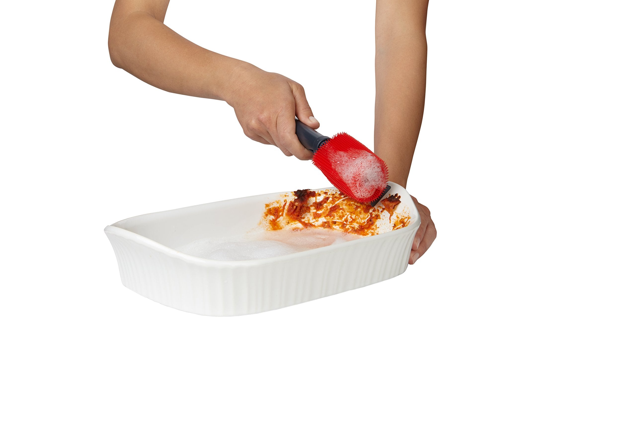 Kuhn Rikon Brush, 1, Red Scrubber